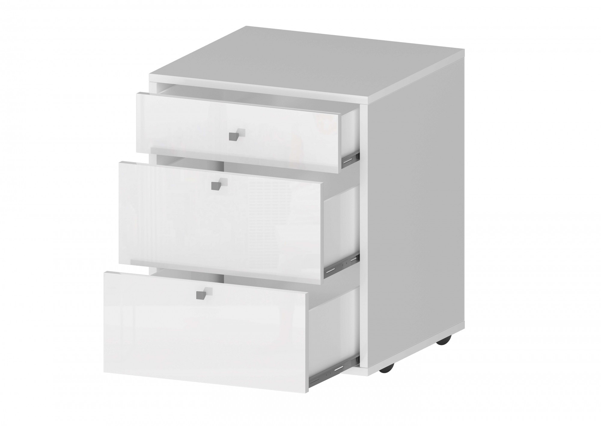 Home affaire Rollcontainer »ESSE« 1 Stk. tlg. mit 3 Schubladen, Schreibtischcontainer, Höhe 61 cm