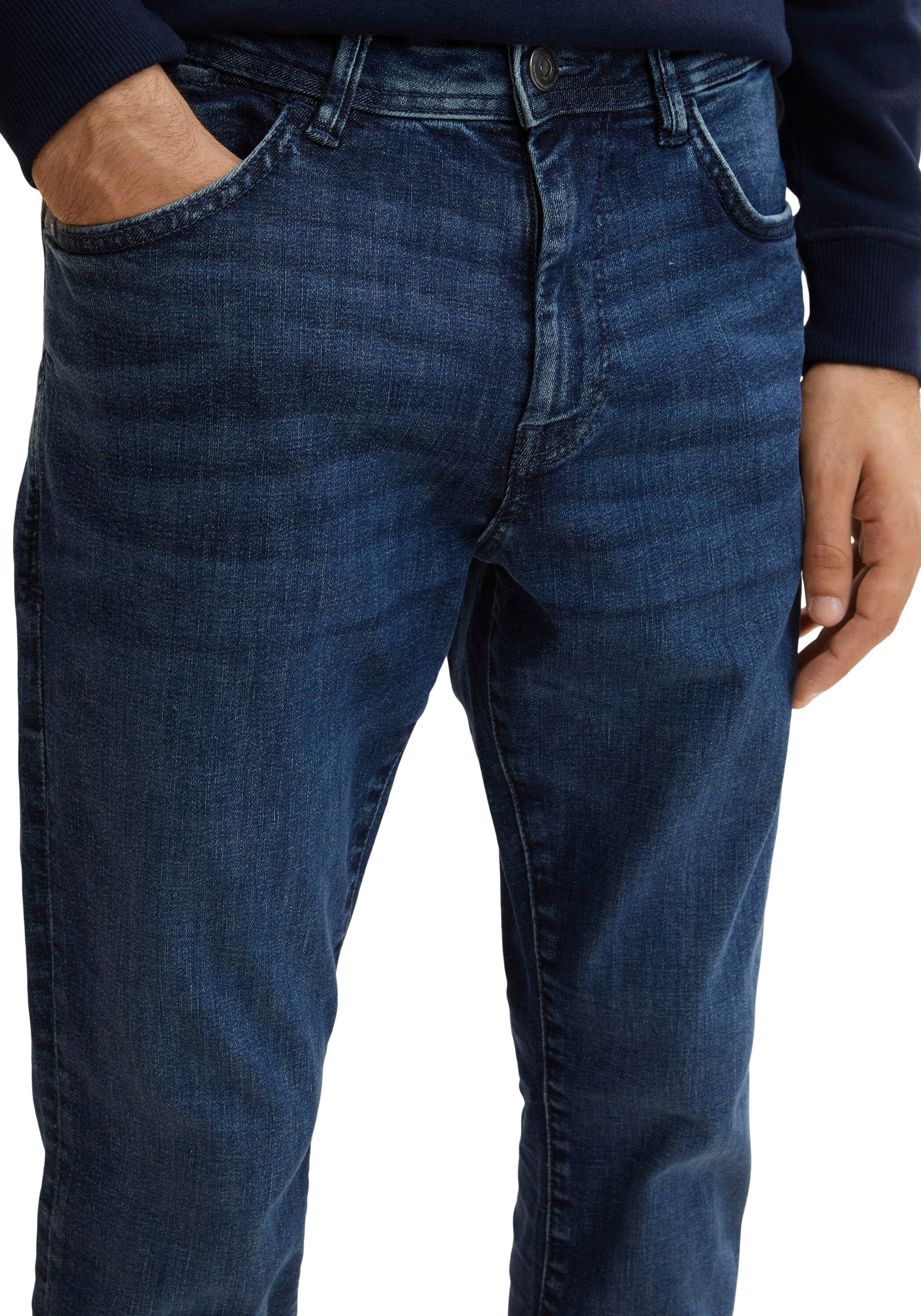 TOM TAILOR Slim-fit-Jeans »JOSH«, in lässiger Optik