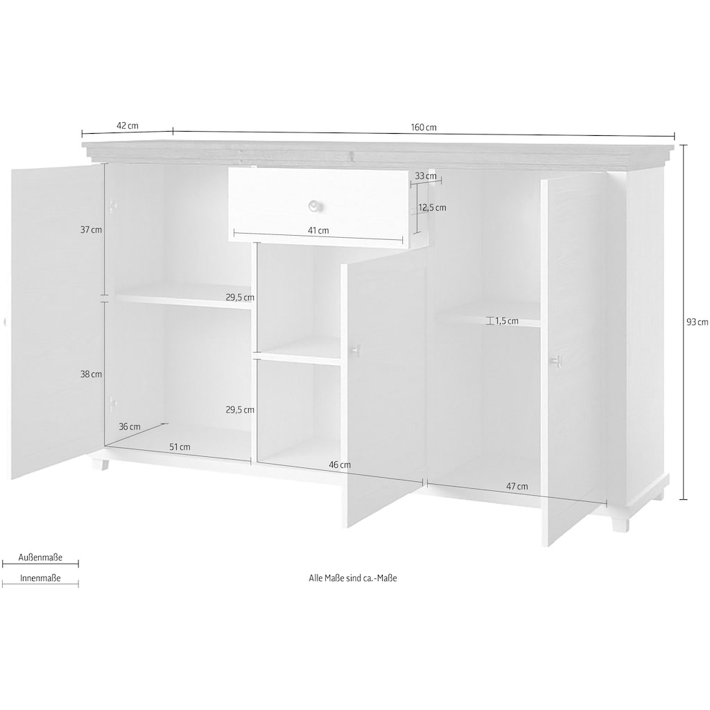 Helvetia Sideboard »EVORA«