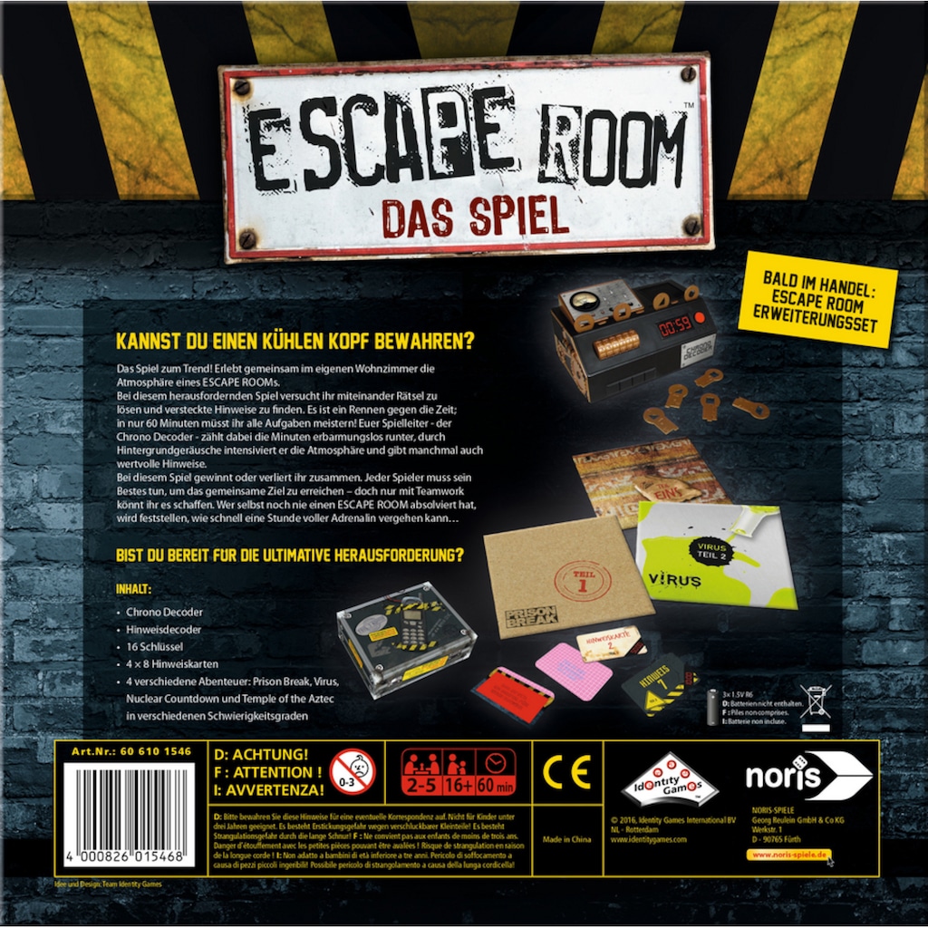 Noris Spiel »Escape Room«