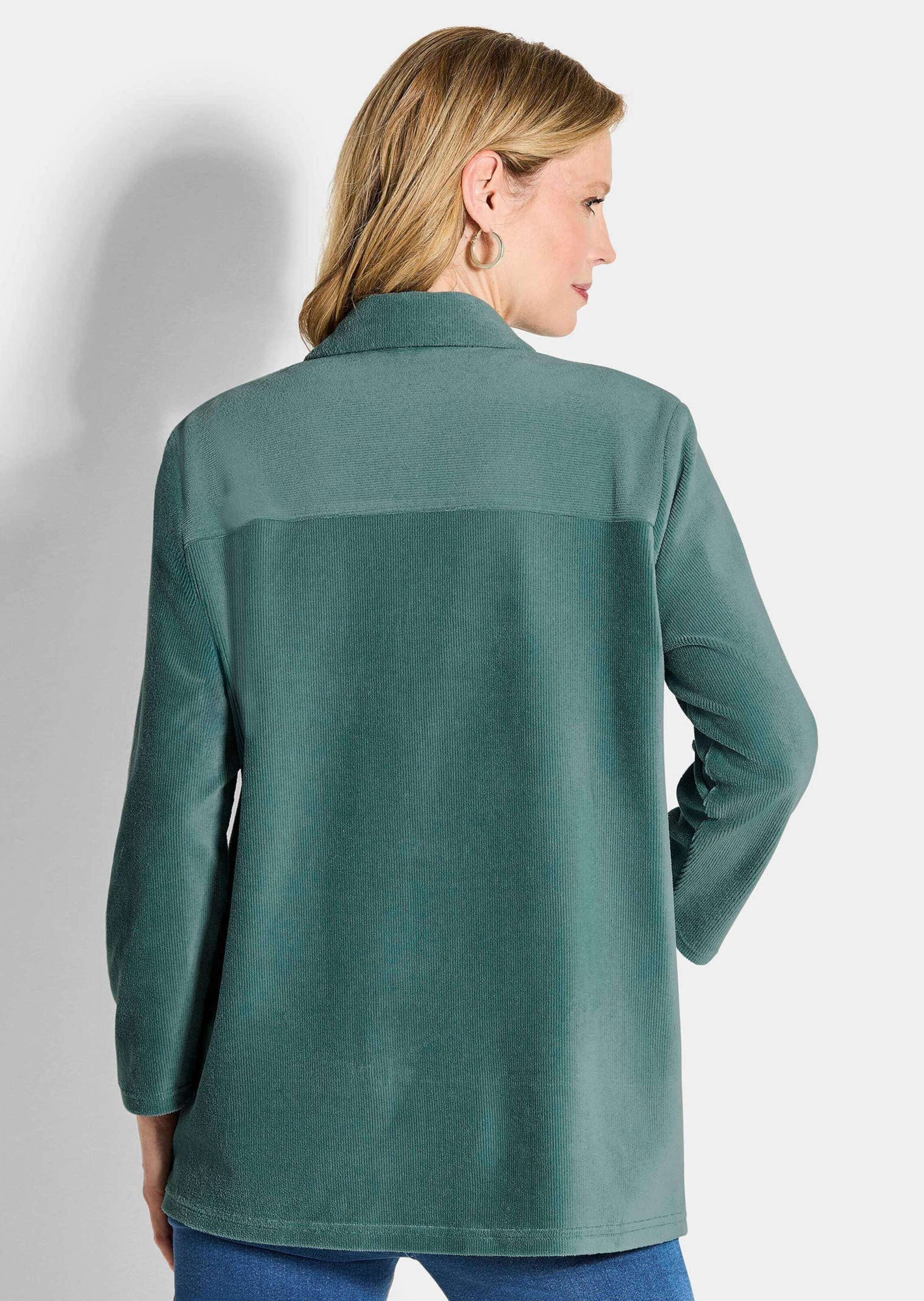 GOLDNER Kurzjacke »Kurzgröße Weiche Hemdbluse mit Stretchkomfort« weiche Stretchqualität