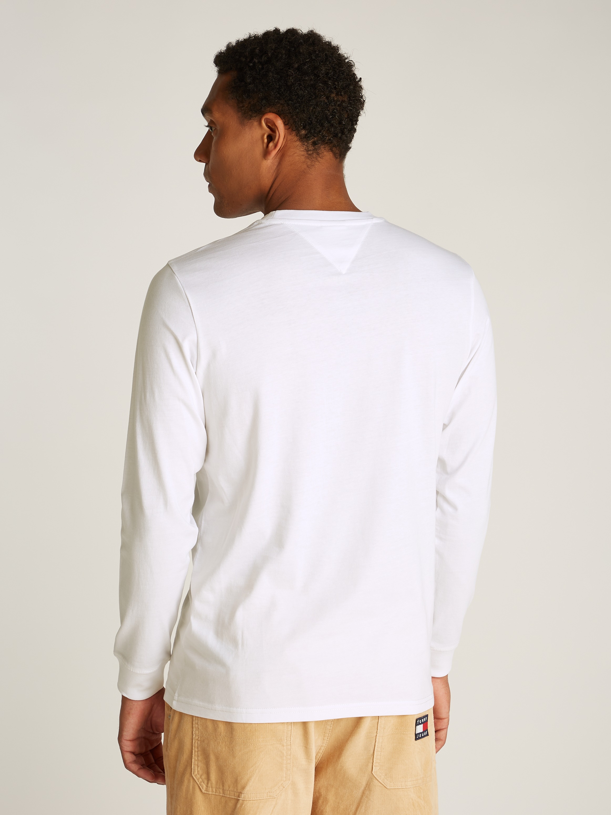 Tommy Jeans Plus Longsleeve »TJM SLIM LINEAR CHST L/S TEE EXT«, Große Größen