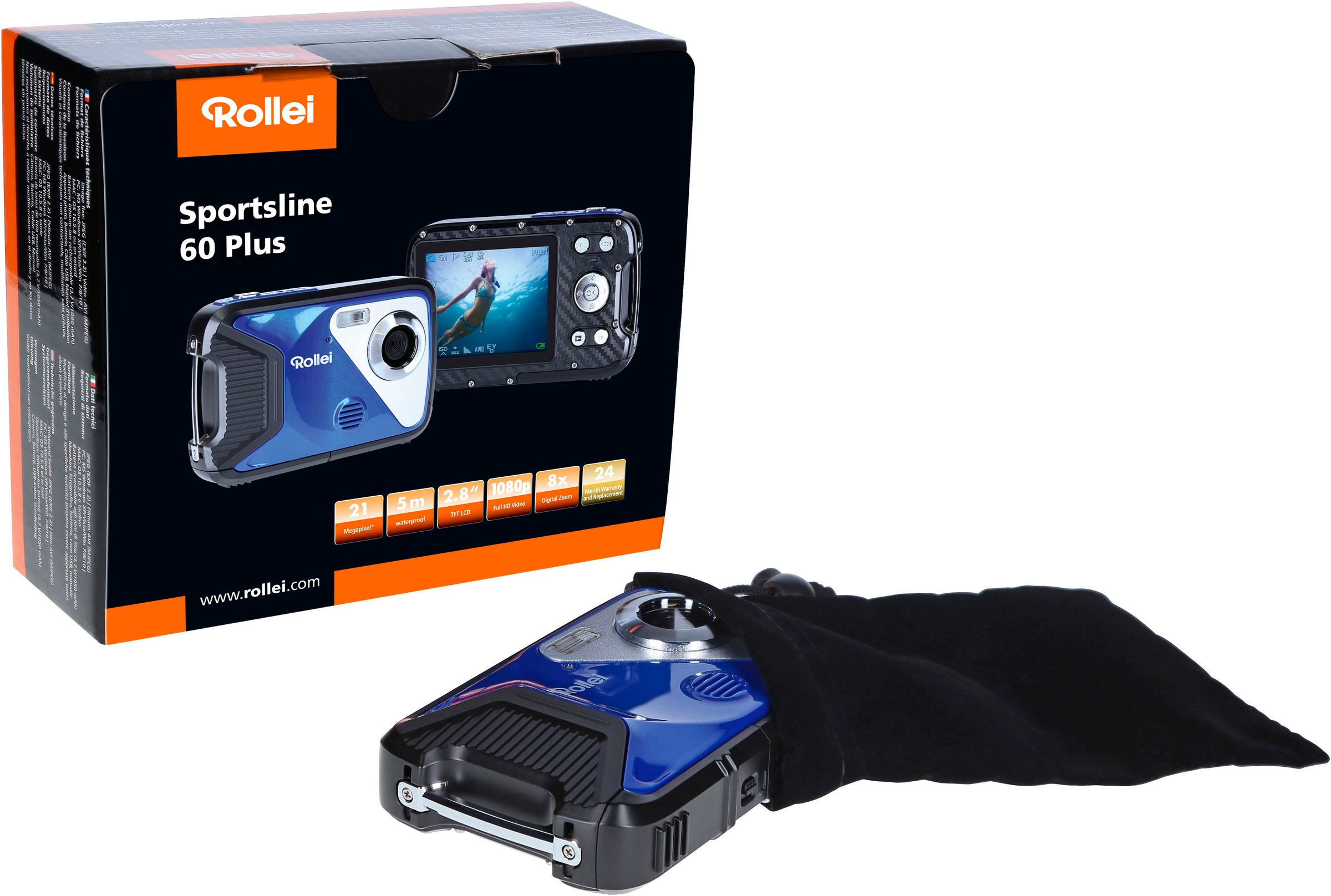 Rollei Systemkamera »Sportsline 60 Plus«, 30 MP