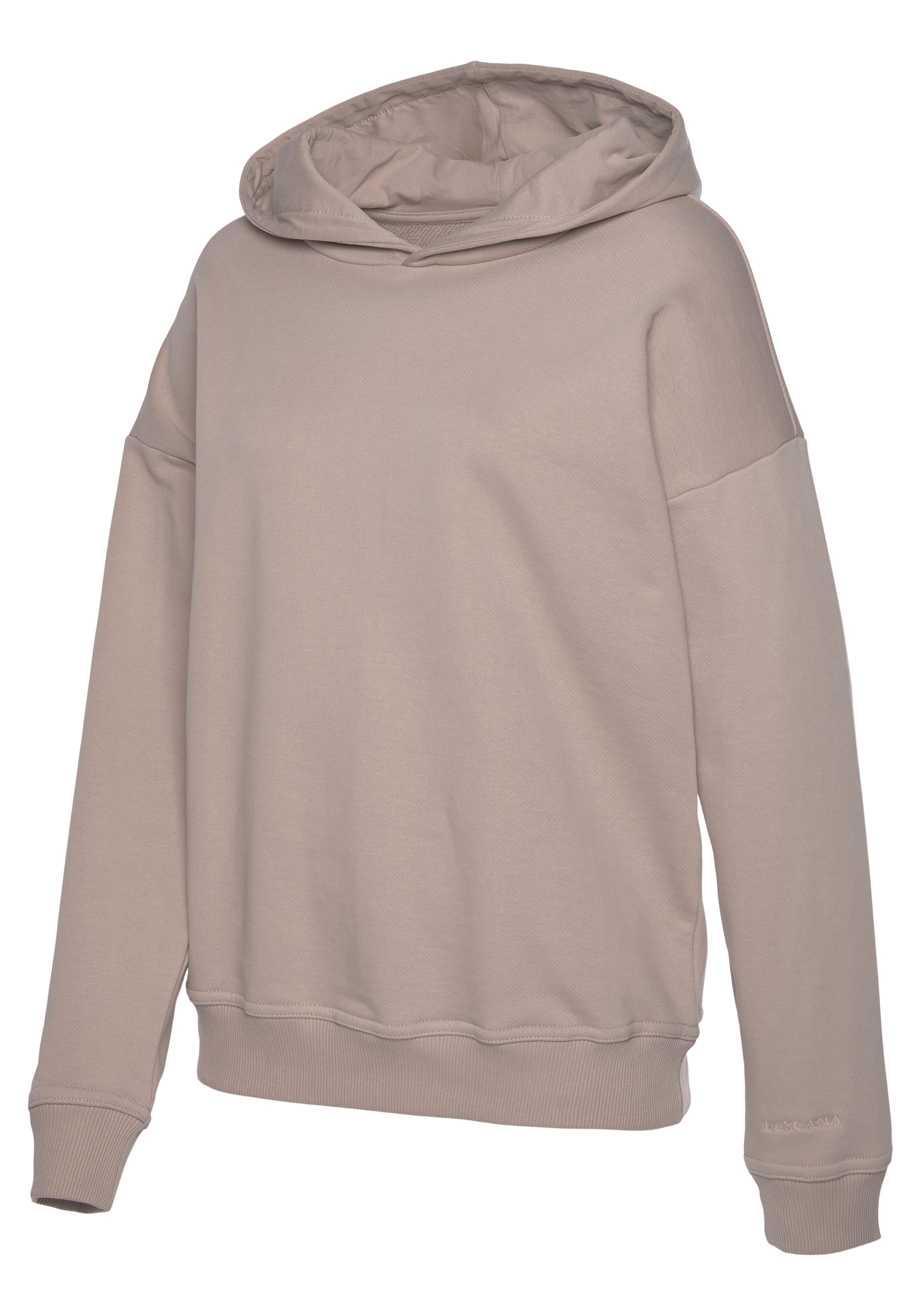 LASCANA Hoodie, aus organischer Baumwolle, Loungewear