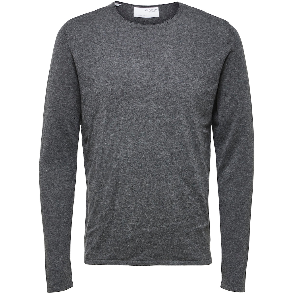 SELECTED HOMME Rundhalspullover »ROME KNIT«