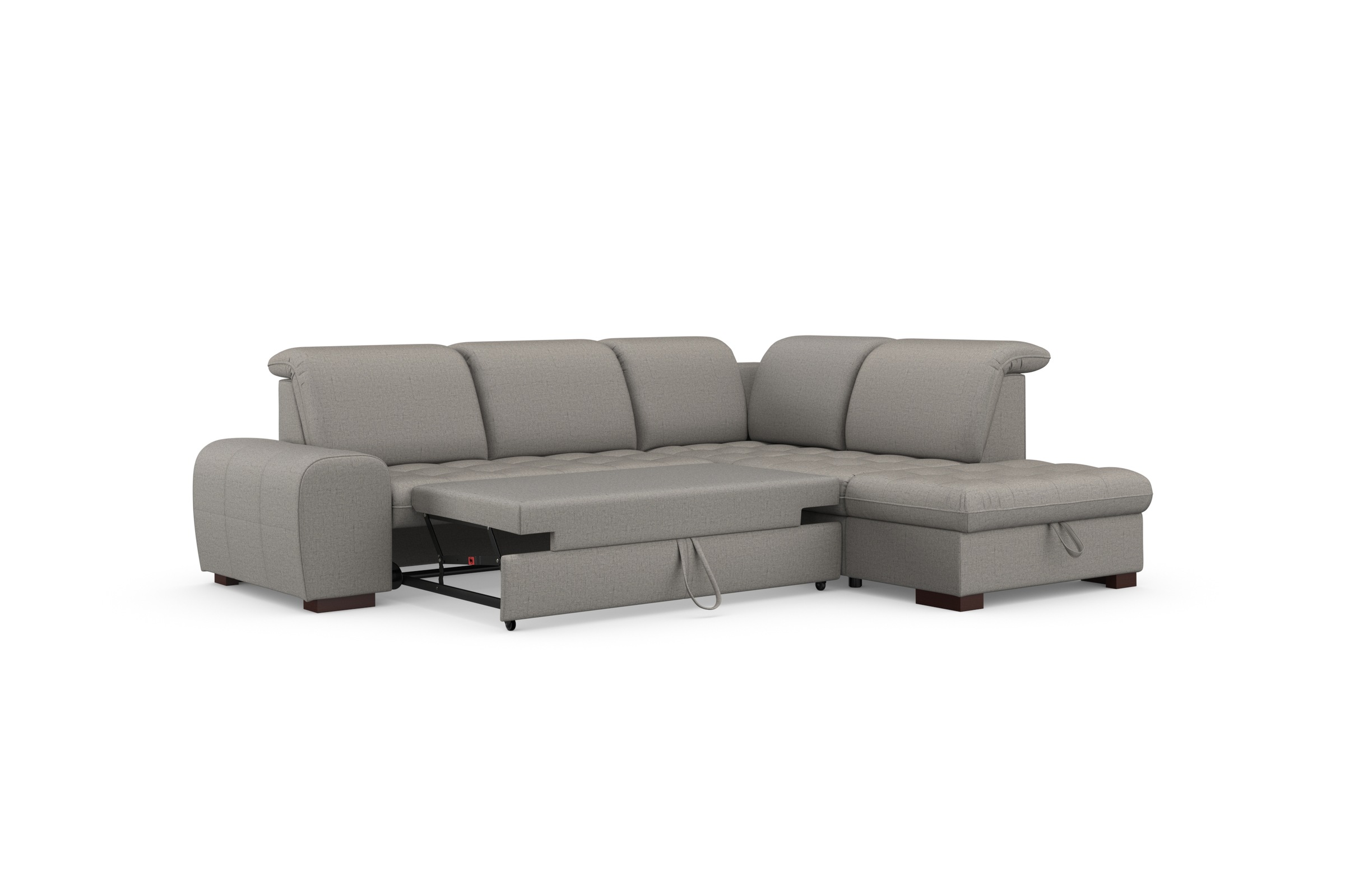sit&more Ecksofa »Luxor L-Form«, wahlweise mit Bettfunktion, Stauraum und Kopfteilverstellung