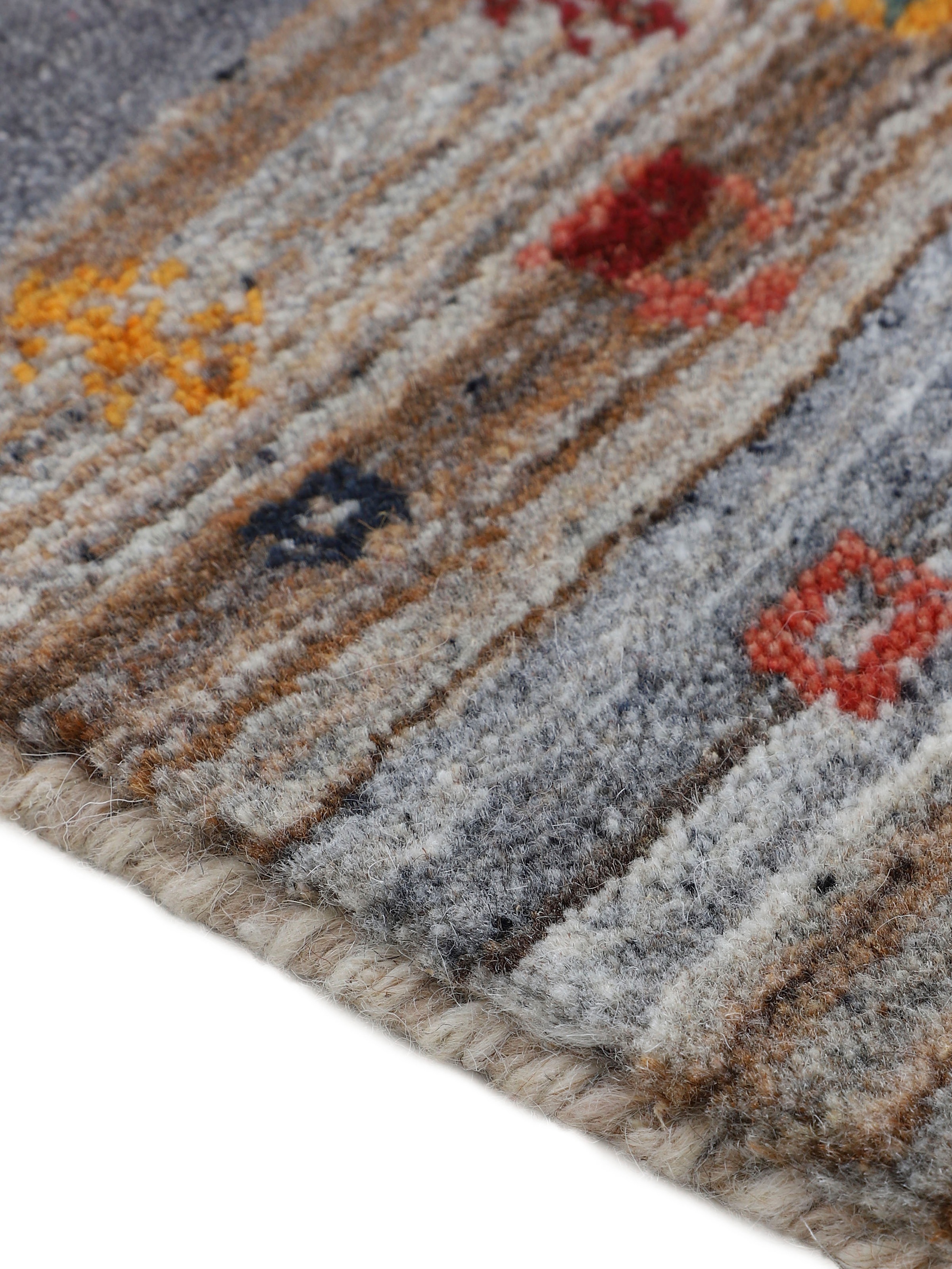 carpetfine Wollteppich »Gabbeh Vida«, rechteckig, 15 mm Höhe, reine Wolle, weicher Flor, auch als Läufer erhältlich