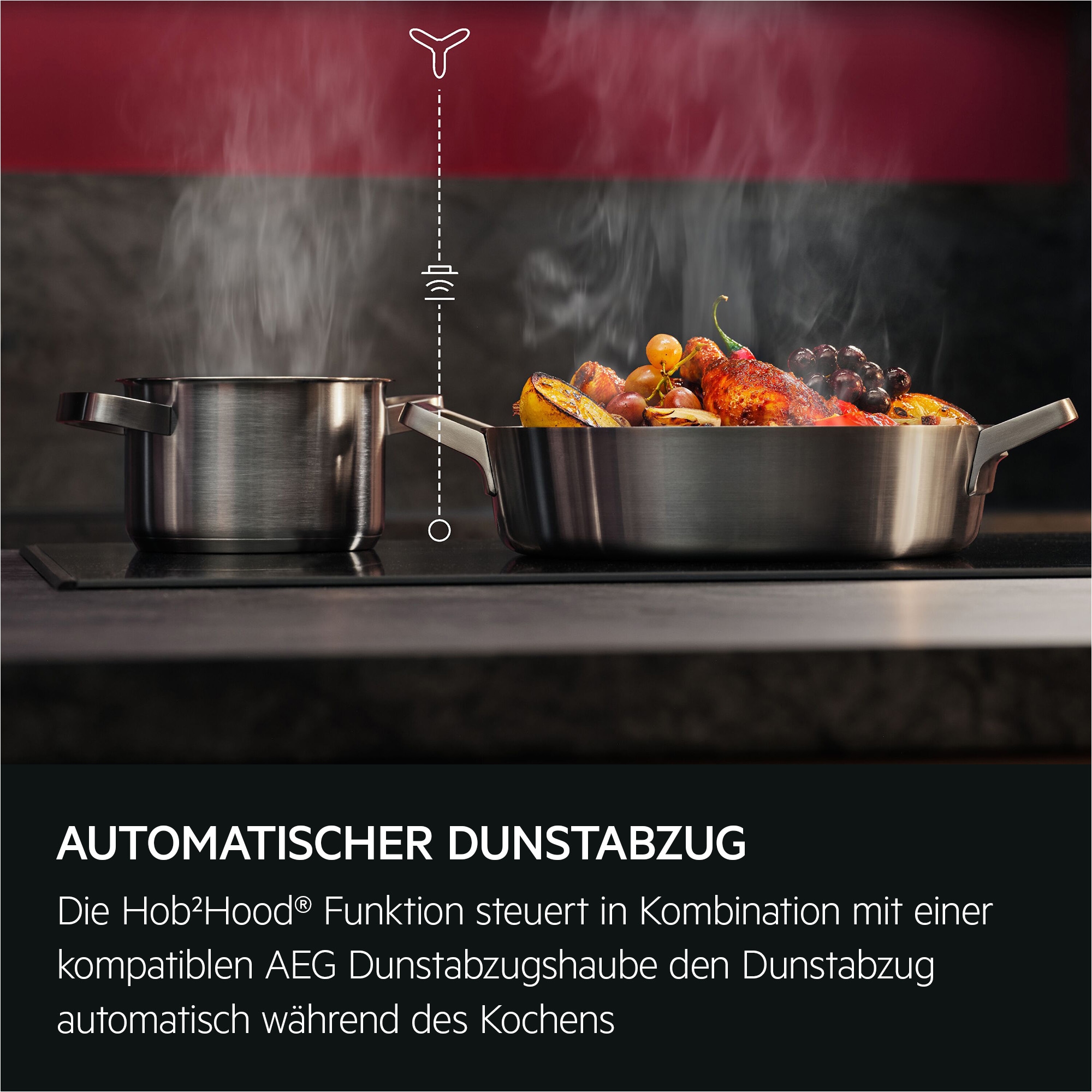 AEG Induktions-Kochfeld »TO641A0AIT«, Kratzresistente SaphirMattSE-Oberfläche, Made in Germany, Powerboost