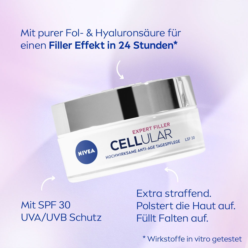 Nivea Pflege-Set »HYALURON CELLULAR FILLER Anti-Age Tag & Nacht«, (2 tlg.)