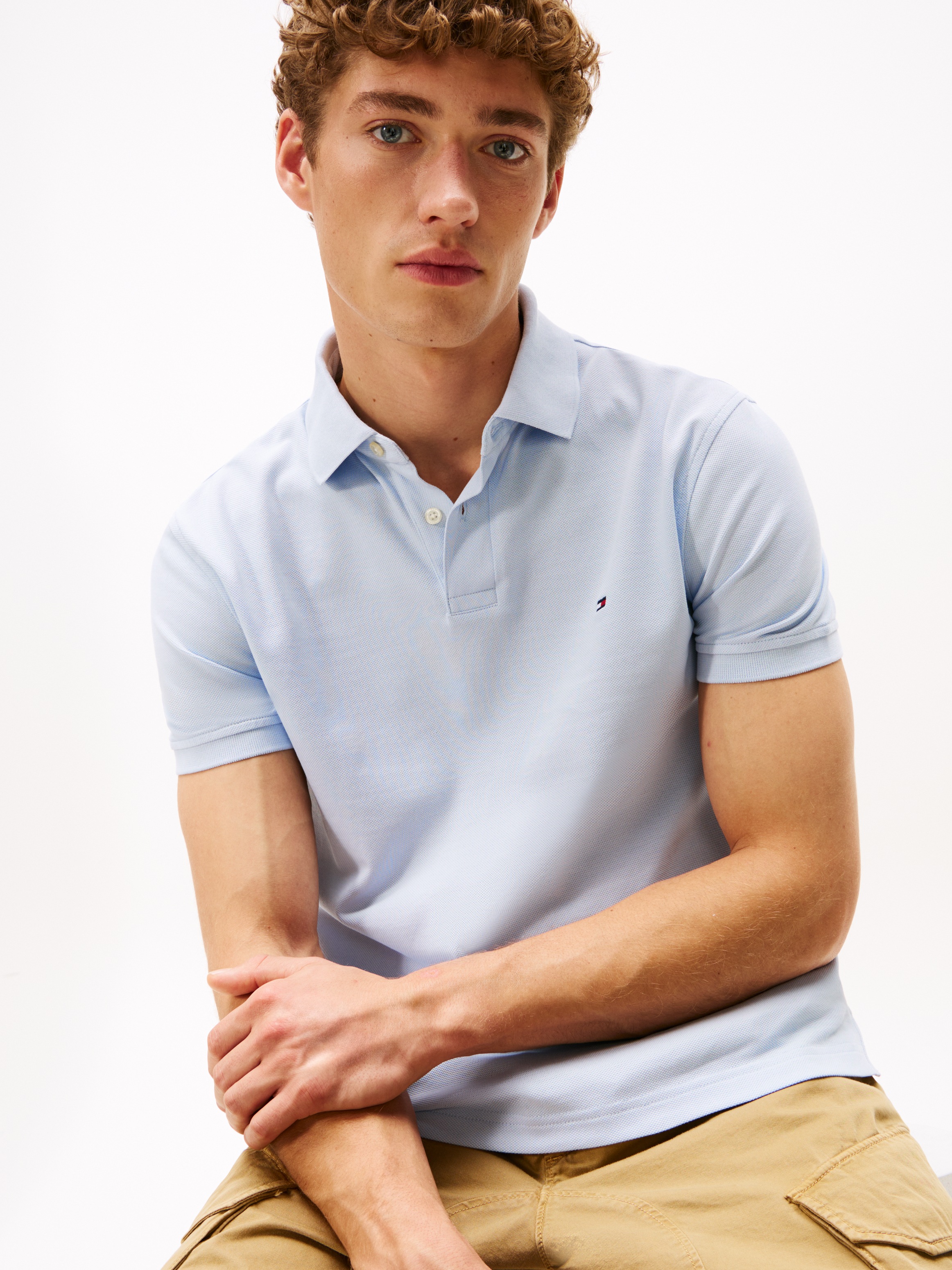 Tommy Hilfiger Poloshirt »1985 REGULAR POLO«, mit Tommy Hilfiger Kontraststreifen innen am Kragen