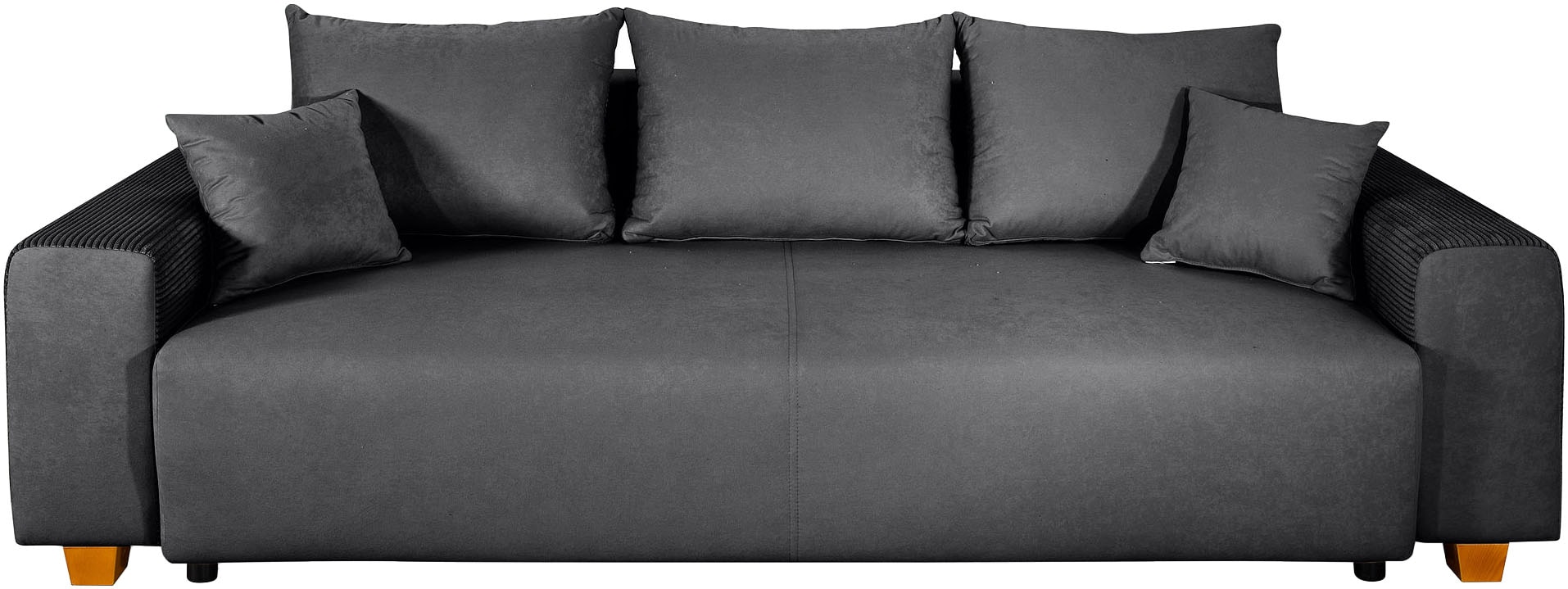 COLLECTION AB Schlafsofa »Yves, Liegefläche (B/T): 142/194 cm«, inkl. Bettfunktion, Bettkasten, Federkern & Zierkissen