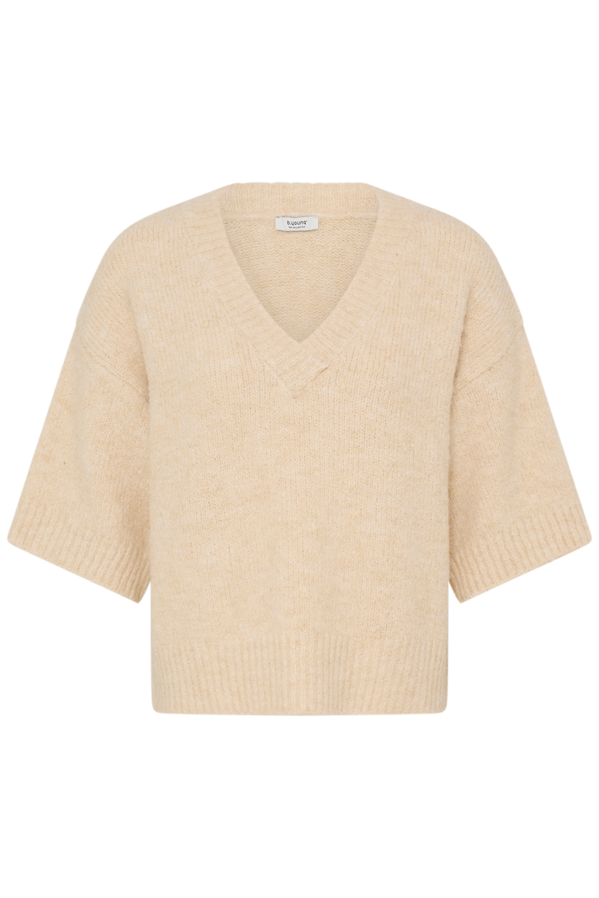 b.young Kurzarmpullover »Damen Kurzarm-Bluse BYMILLERS«