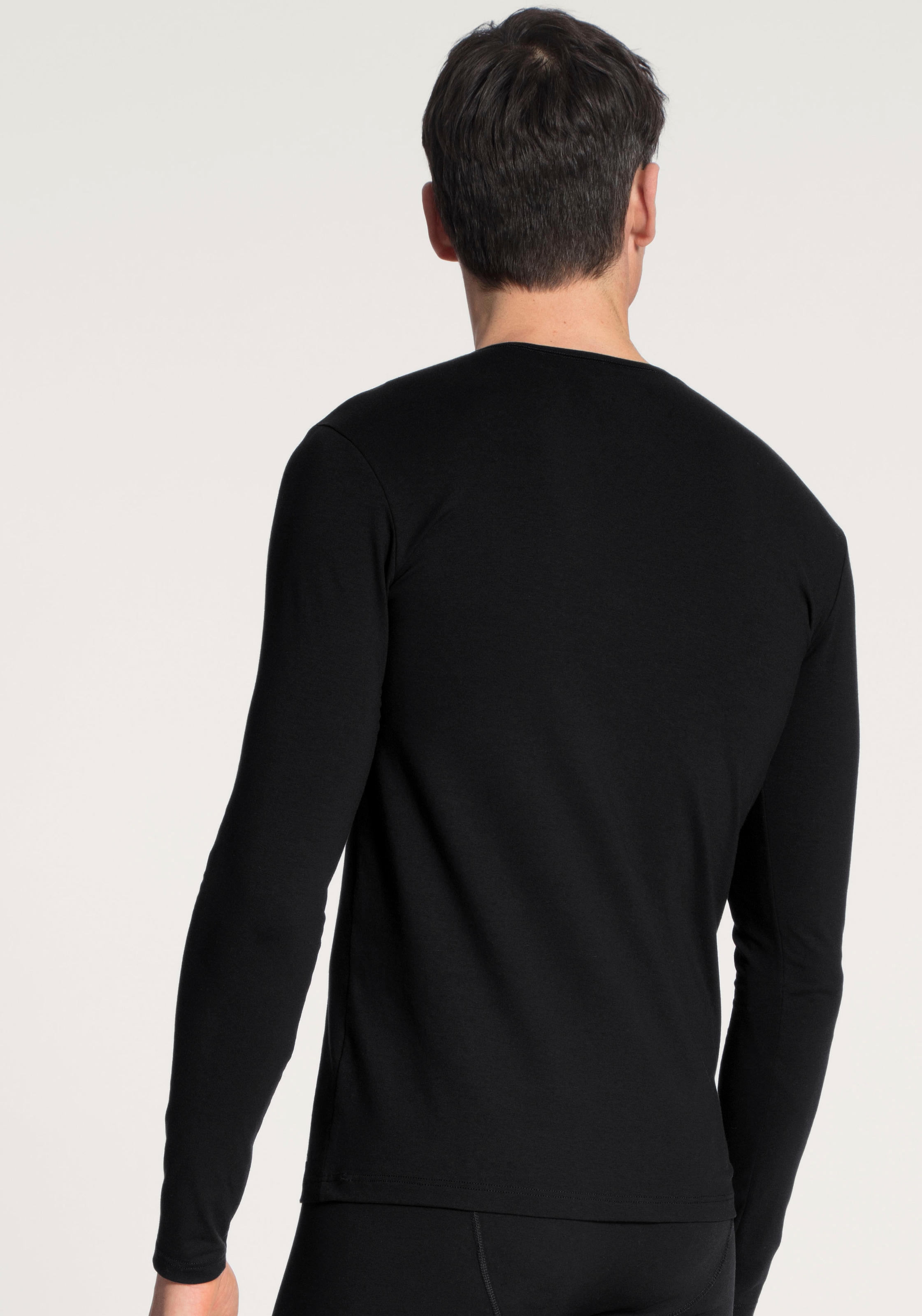 CALIDA Langarmshirt »Cotton Code«, mit Rundhalsausschnitt
