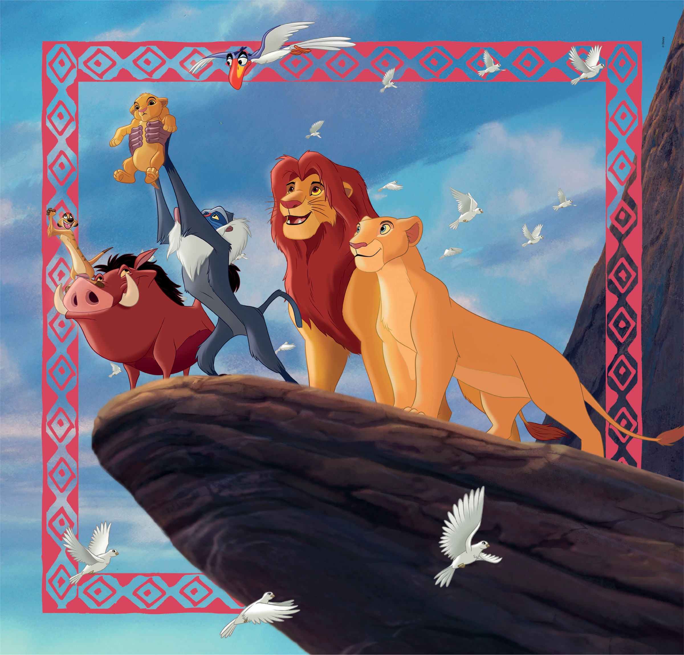 Clementoni® Puzzle »König der Löwen, 3 x 48 T Supercolor«, Made in Europe