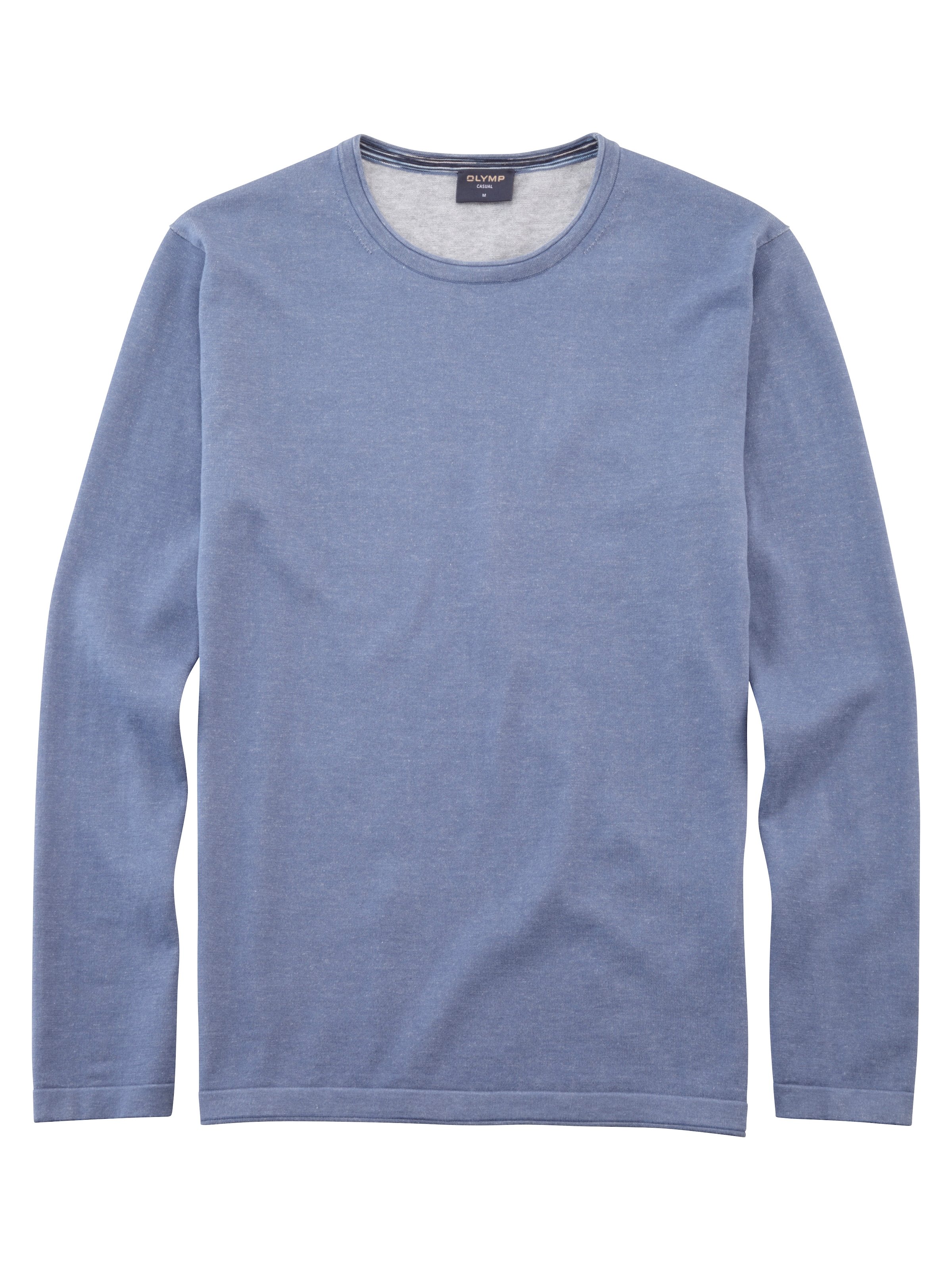 OLYMP Rundhalspullover »OLYMP Strick Casual«, Crew Neck