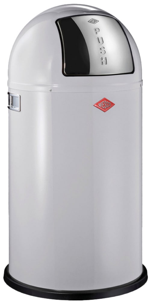 PushBoy Mülleimer 50 l hellgrau