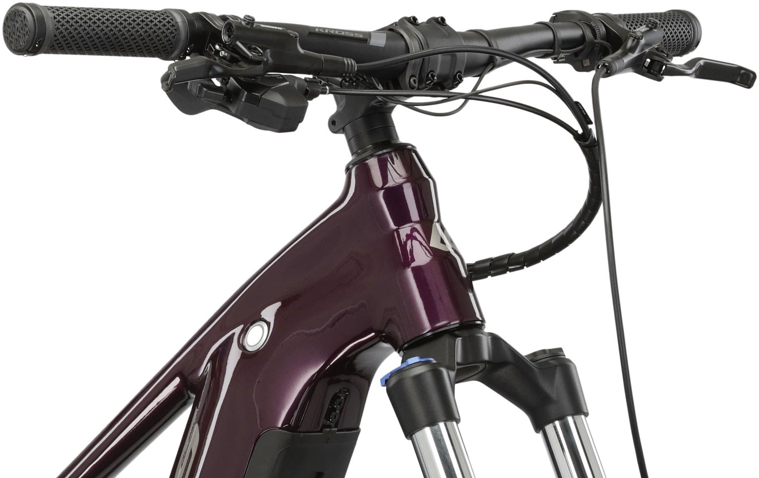 Kross E-Bike »E-MTB Lea Boost 5.0 27.5 Zoll lila«, 10 Gang, microSHIFT, ADVENT X M6205, Mittelmotor 250 W, Pedelec, Elektrofahrrad für Damen und Herren