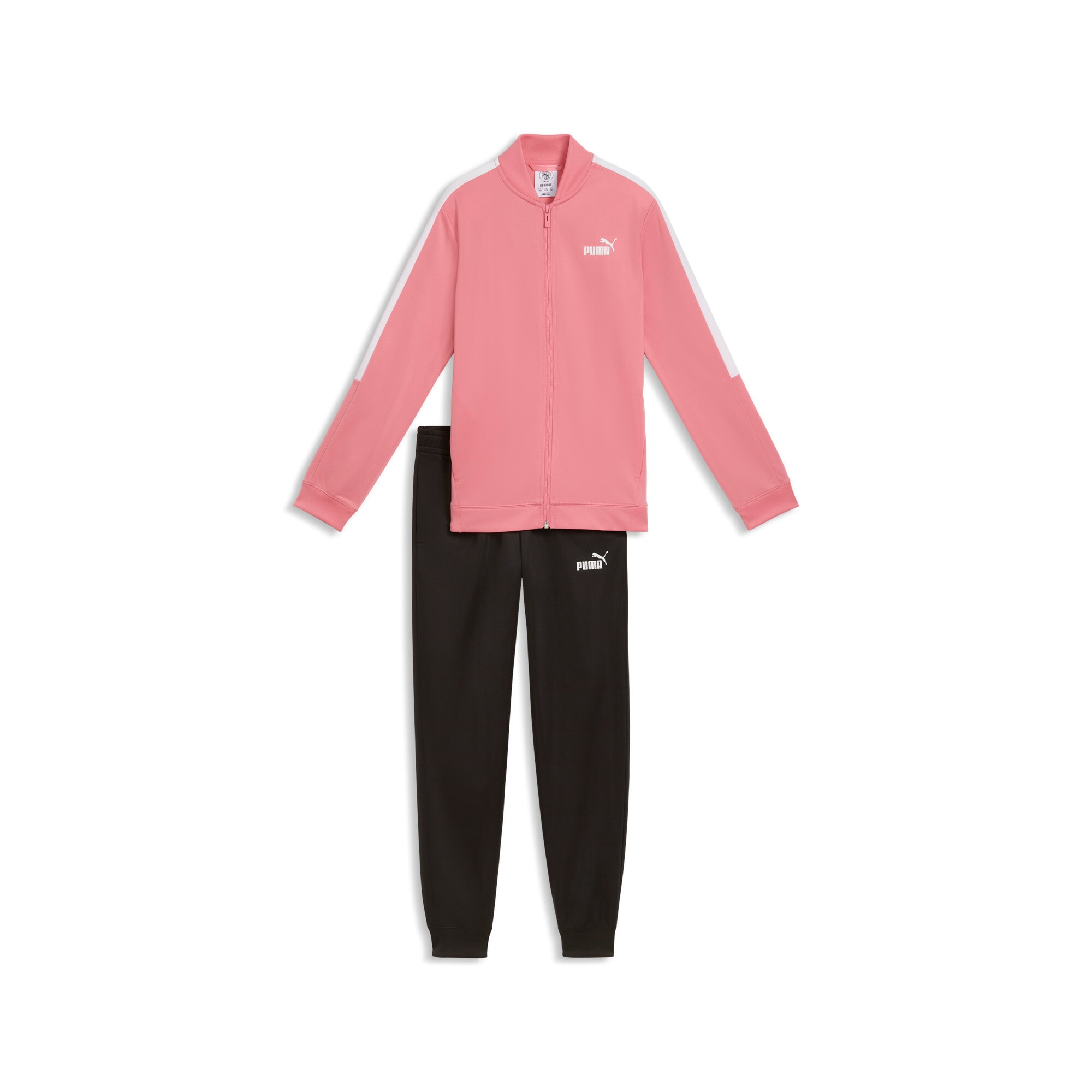 PUMA Trainingsanzug »POLY BASEBALL SUIT G« 2 tlg. 2-teilig, mit Stehkragen, mit elastischem Bund