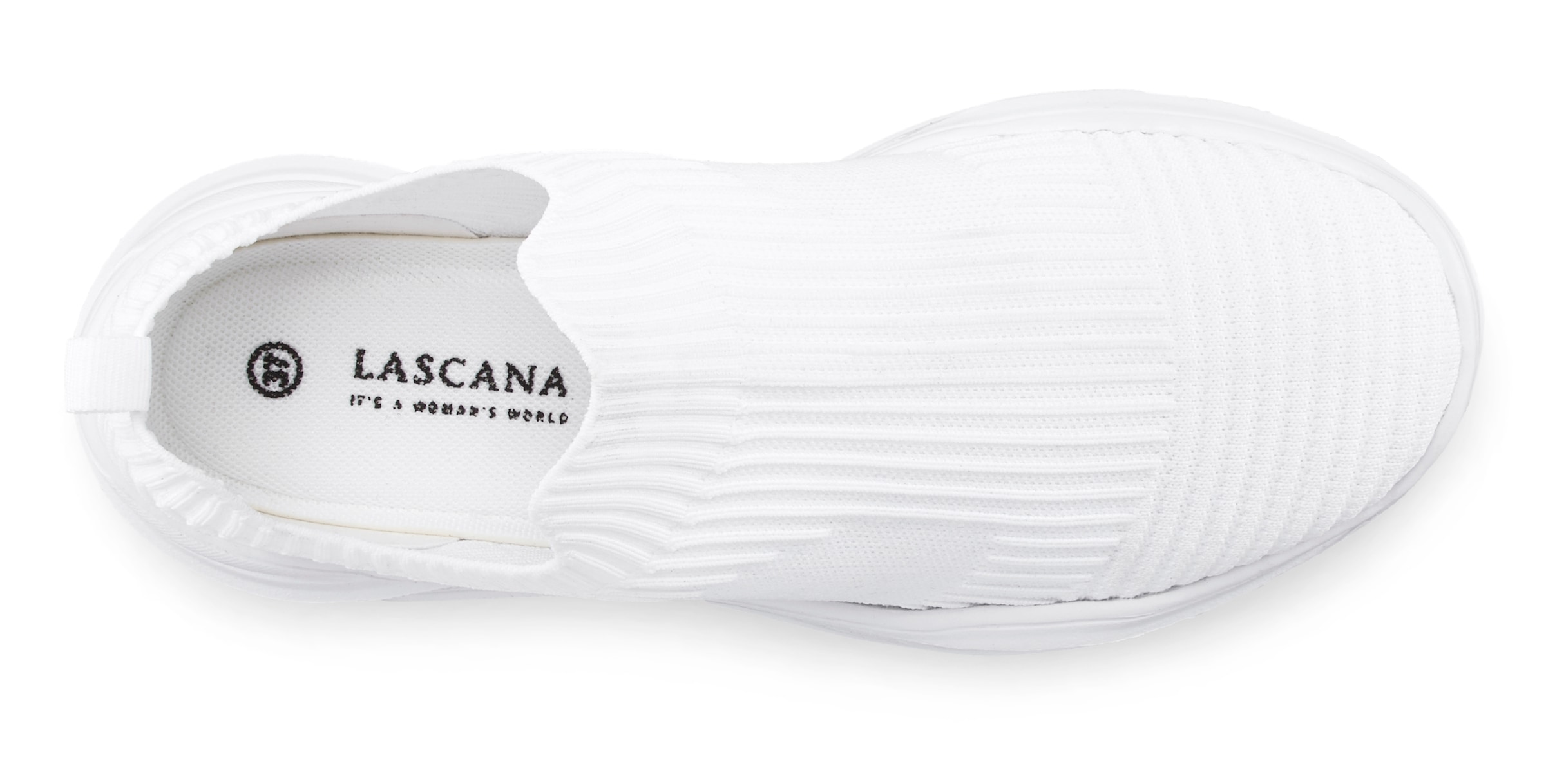 LASCANA Sneaker, Slip-On-Sneaker, Halbschuh, Slipper, Freizeitschuh VEGAN