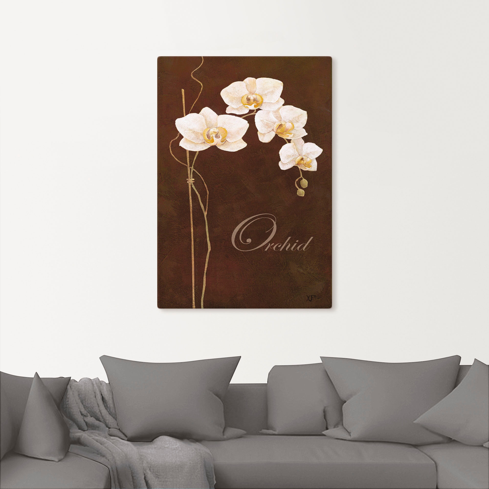Artland Wandbild »Zarte Orchidee«, Blumen, (1 St.), als Leinwandbild, Poster in verschied. Größen