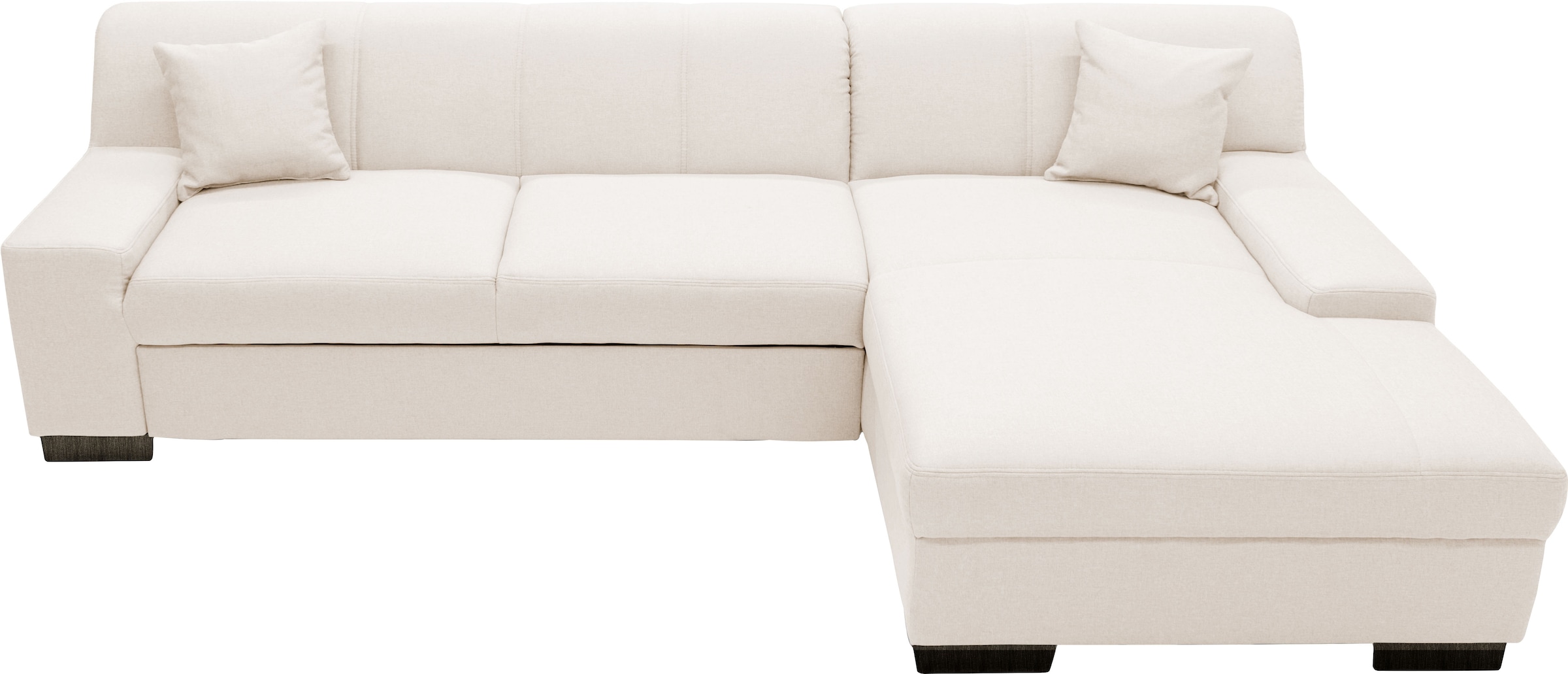 OTTO home Ecksofa »Faxxe 268 x 153 cm, auch mit Schlaffunktion« aus pflegeleichtem, weichem Bezugsstoff, L-Form