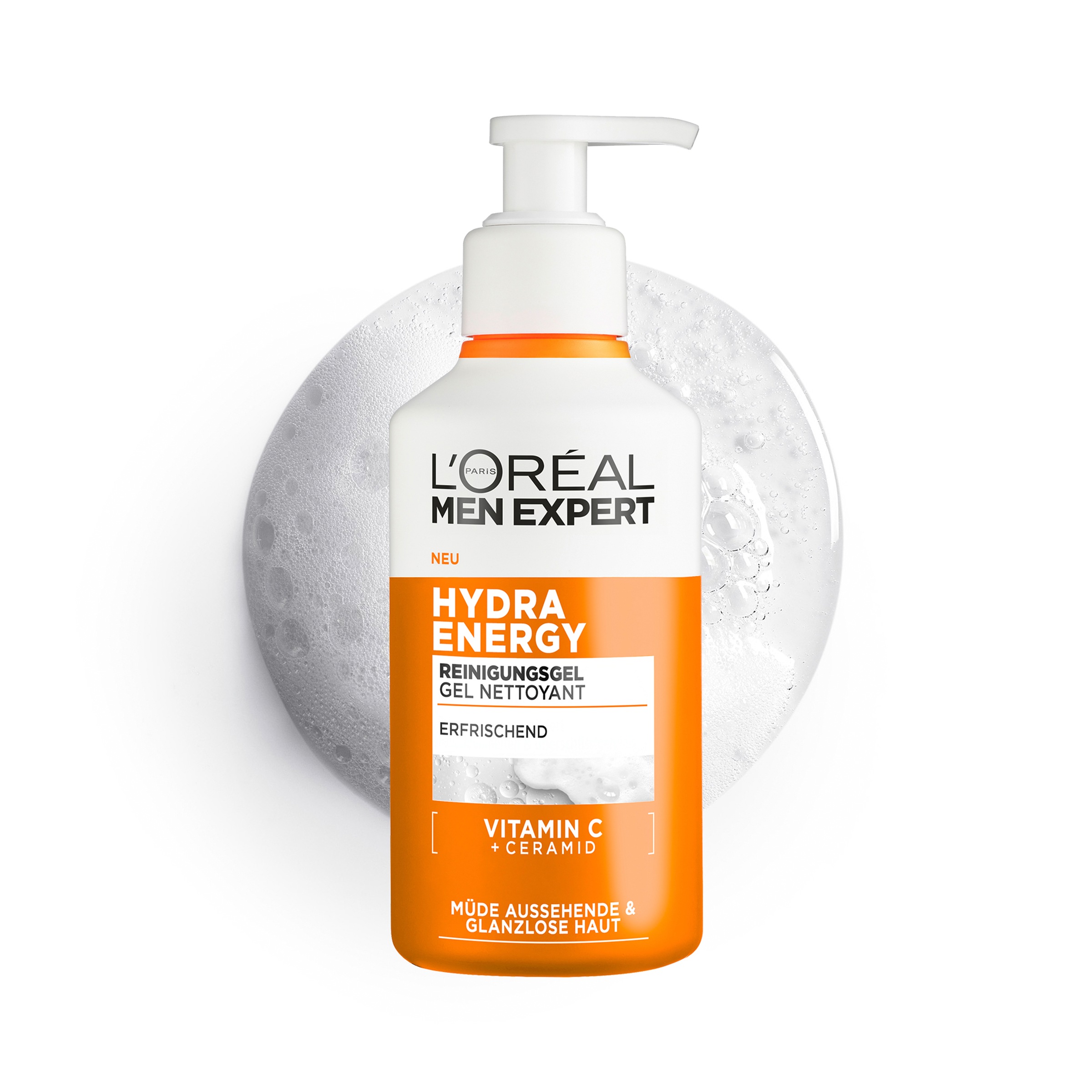 L'ORÉAL PARIS MEN EXPERT Gesichtsreinigungsgel »L'Oréal Men Expert Hydra Energy Reinigungsgel Erfrischend«