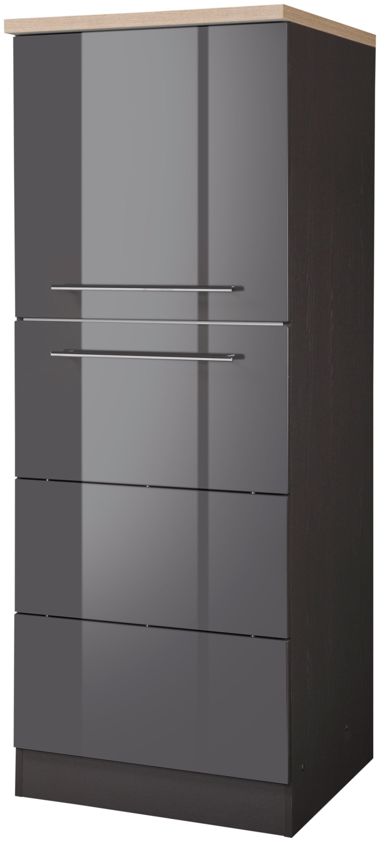 KOCHSTATION Seitenschrank »KS-Wien«, Breite 60 cm, Höhe 165 cm, Türanschlag wechselbar