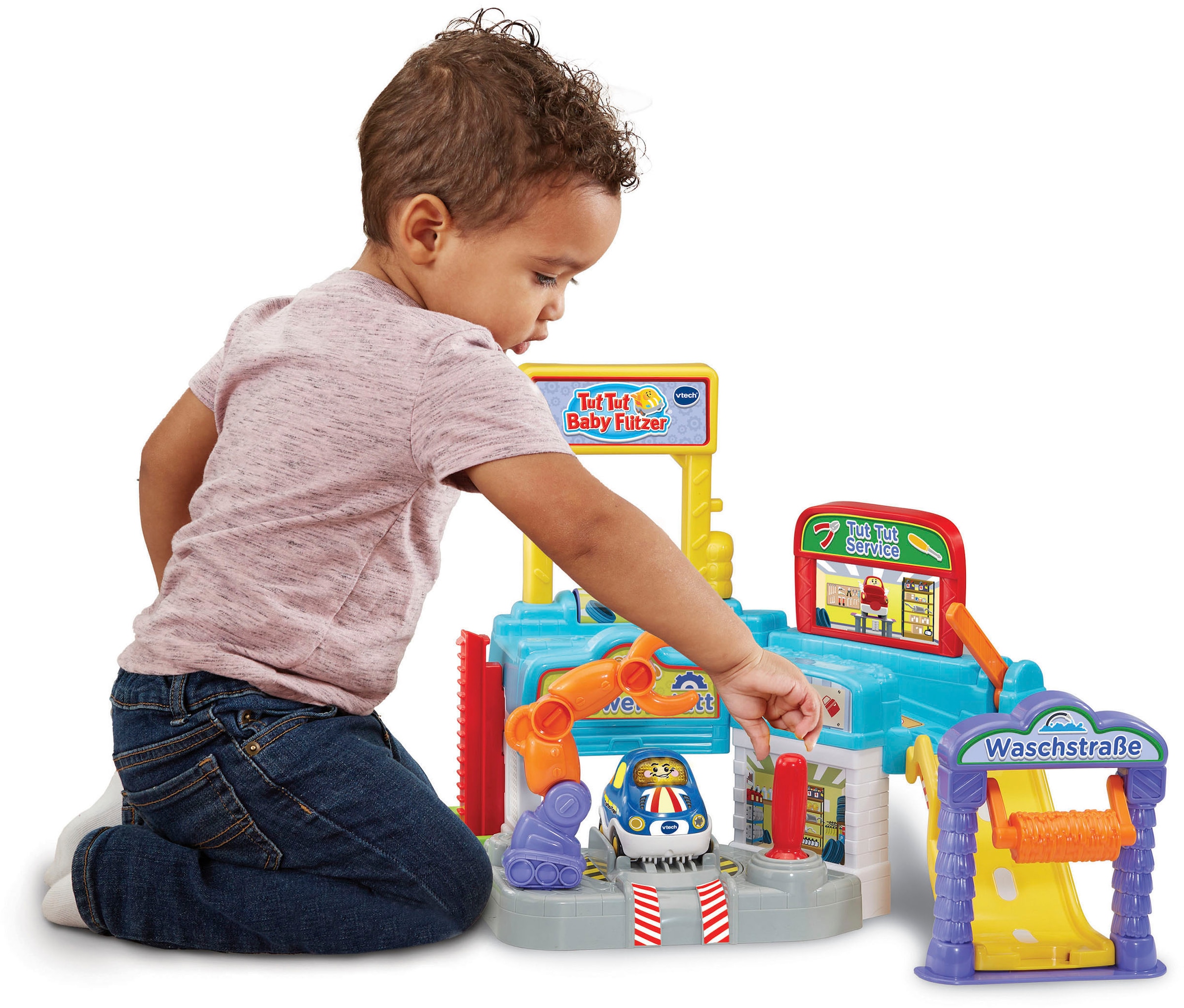 Vtech® Spielwelt »Tut Tut Baby Flitzer, Autowerkstatt«, mit Sound
