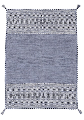 carpetfine Teppich »Kelim Azizi«, rechteckig, 5 mm Höhe, Baumwolle, Wendeteppich mit... kaufen