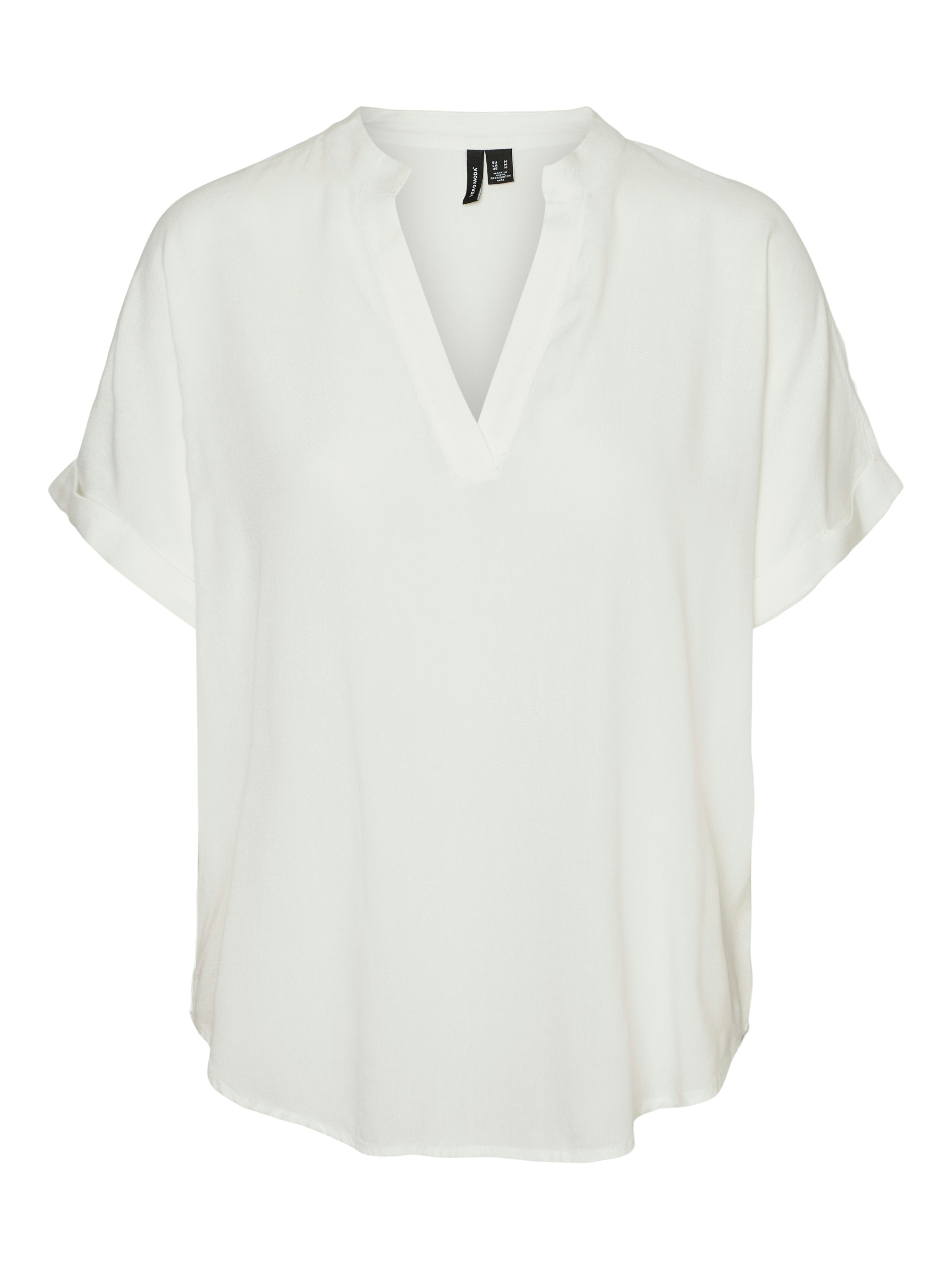Vero Moda Curve Shirtbluse »VMCBEAUTY SS TOP NOOS CUR« Viskose, regular fit, Kurzarm