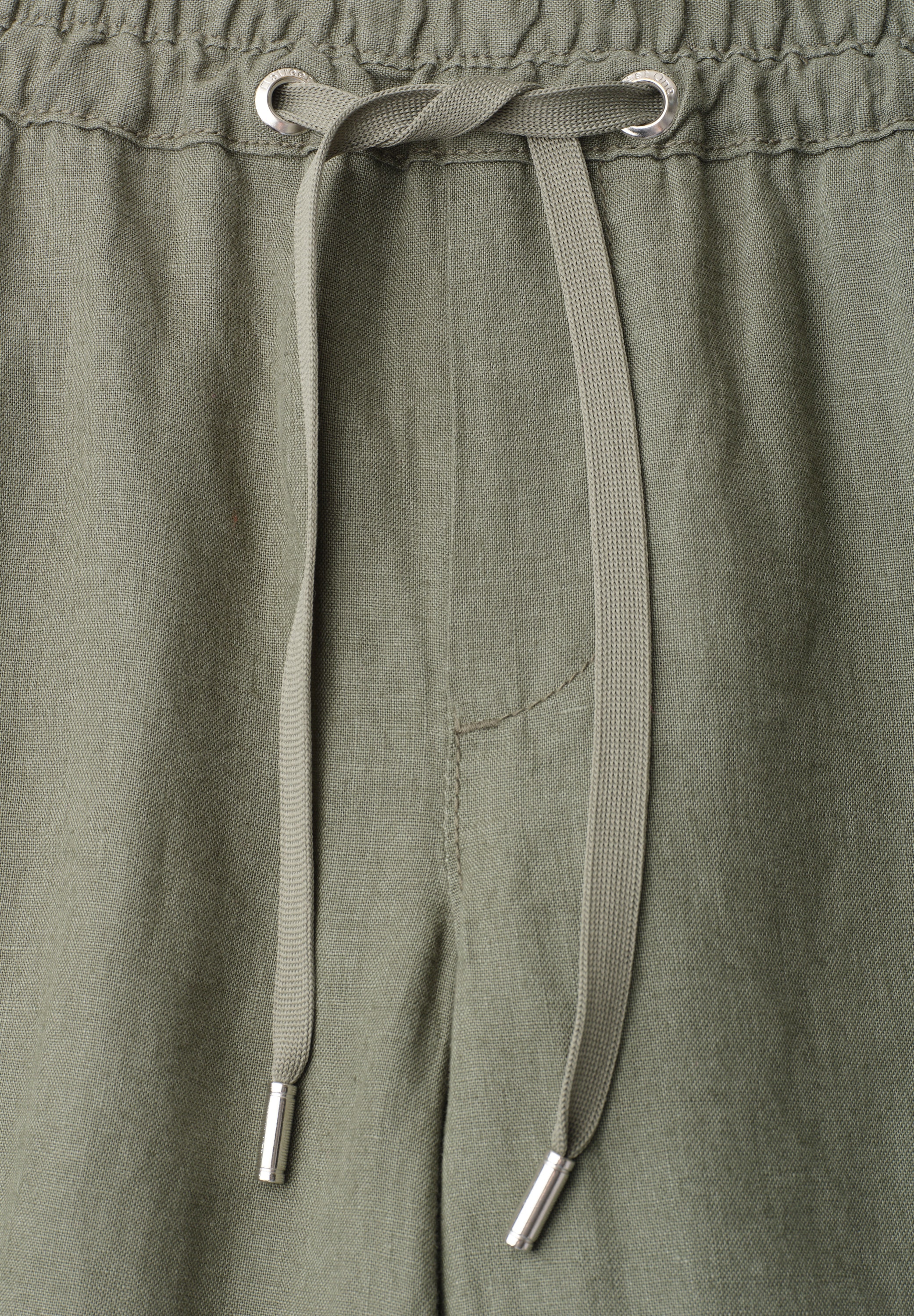 STREET ONE Leinenhose »Style Emee«  miSommerhose mit elastischem Bund und Kordelzug
