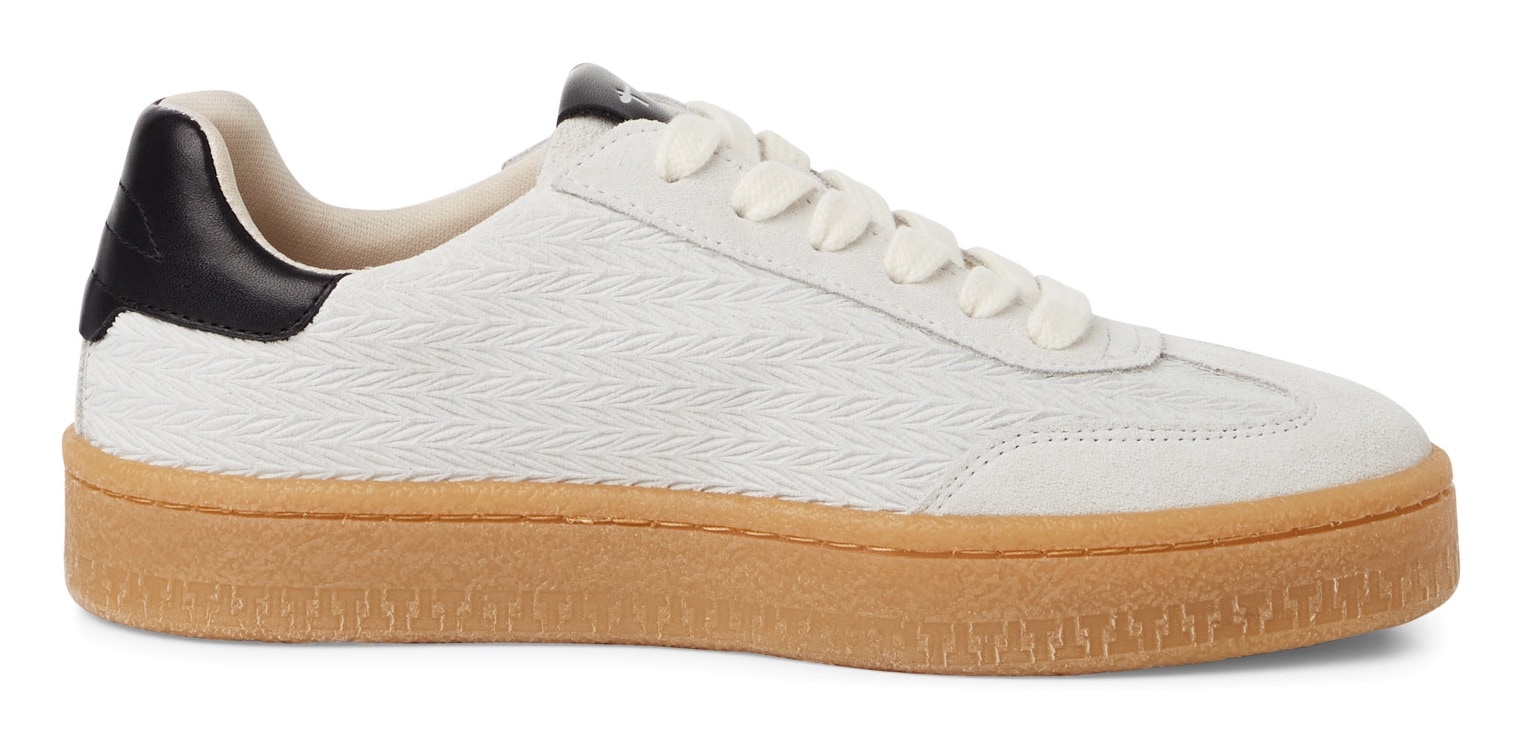 Tamaris Plateausneaker, Freizeitschuh, Halbschuh, Schnürschuh mit gepolstertem Schaftrand