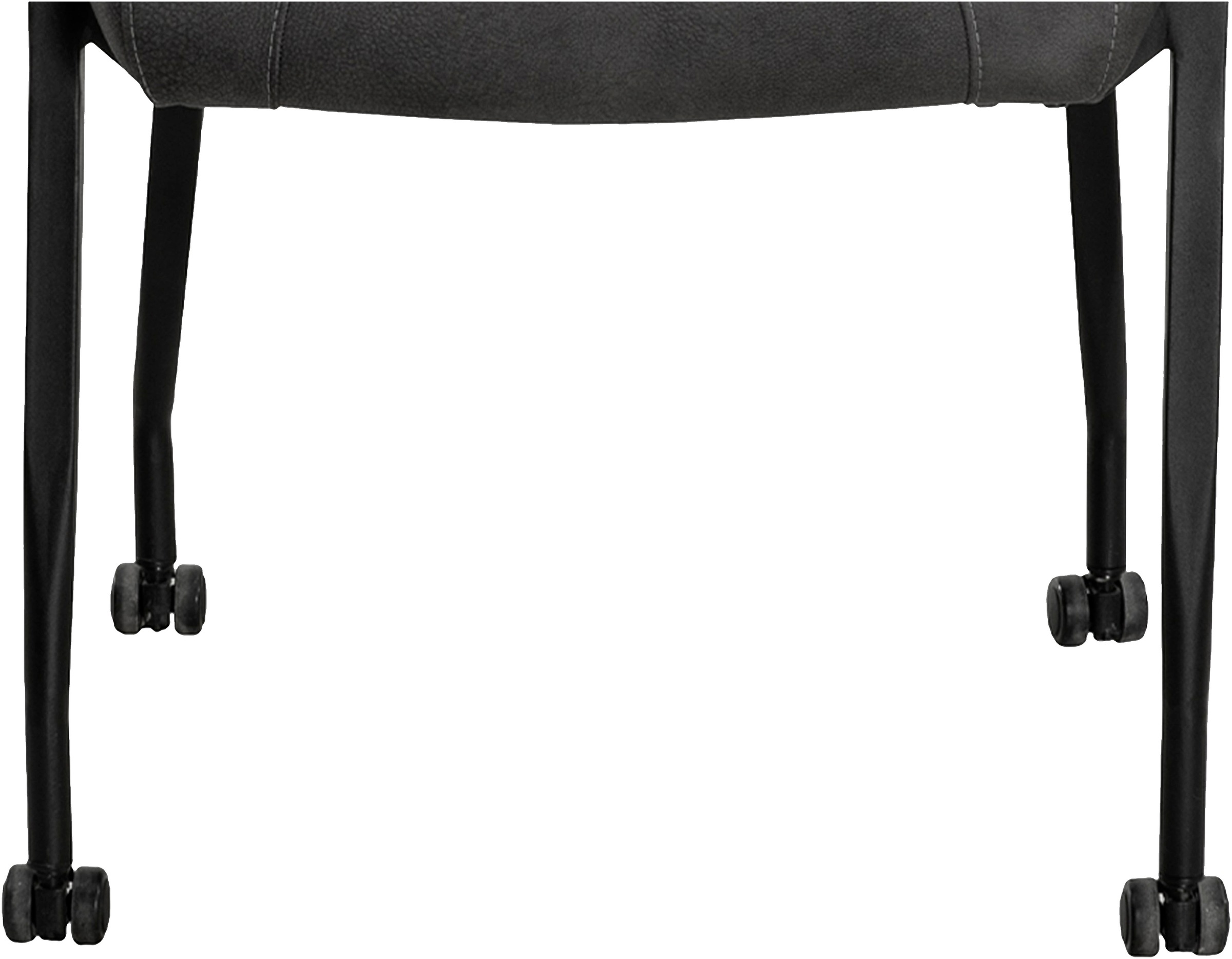 OMG Design Armlehnstuhl »Point«, (Set), 2 St., Stoff, Esszimmerstuhl mit Rollen, Bürostuhl