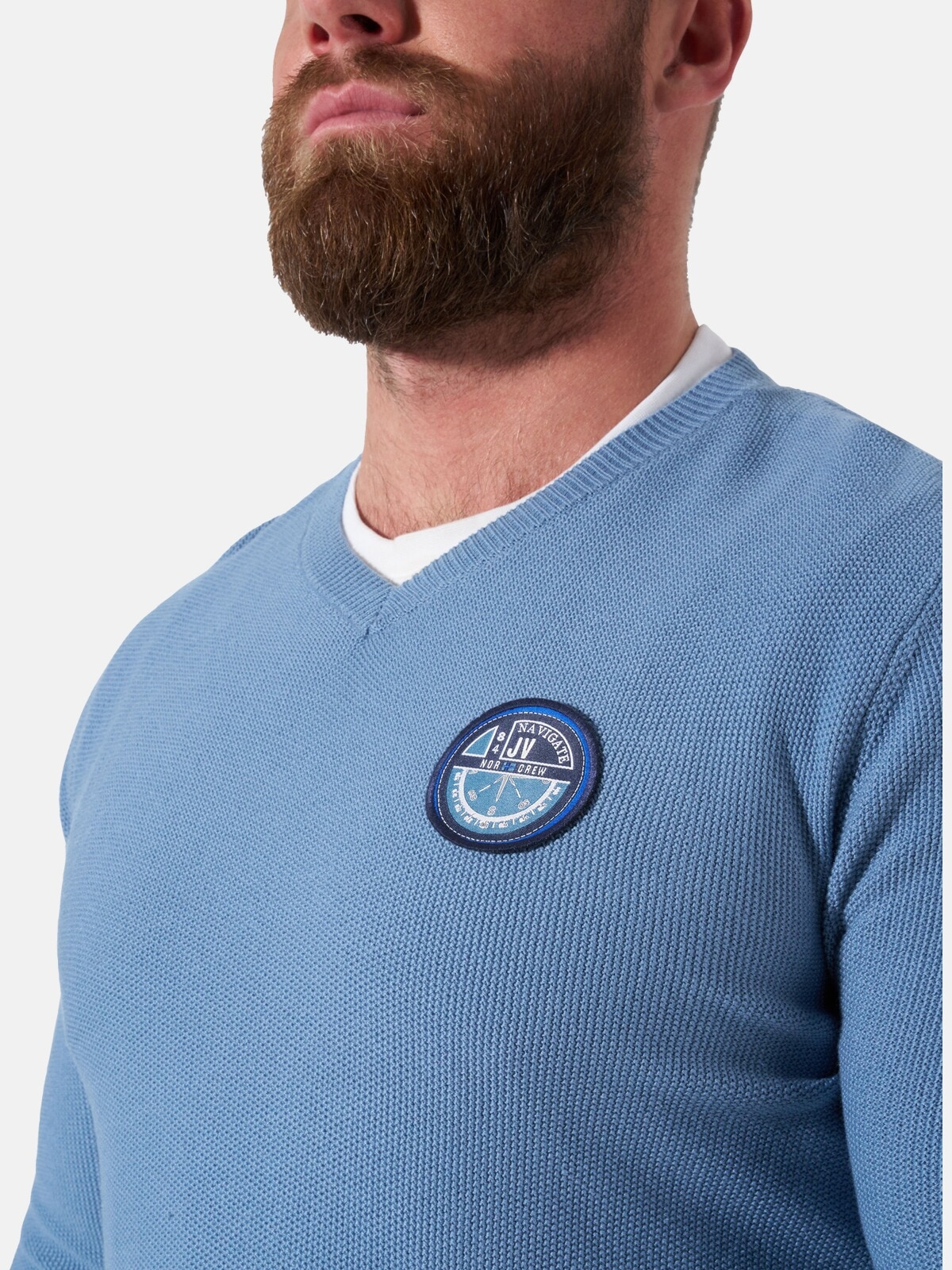 Jan Vanderstorm V-Ausschnitt-Pullover »Pullover KOLBEIN«