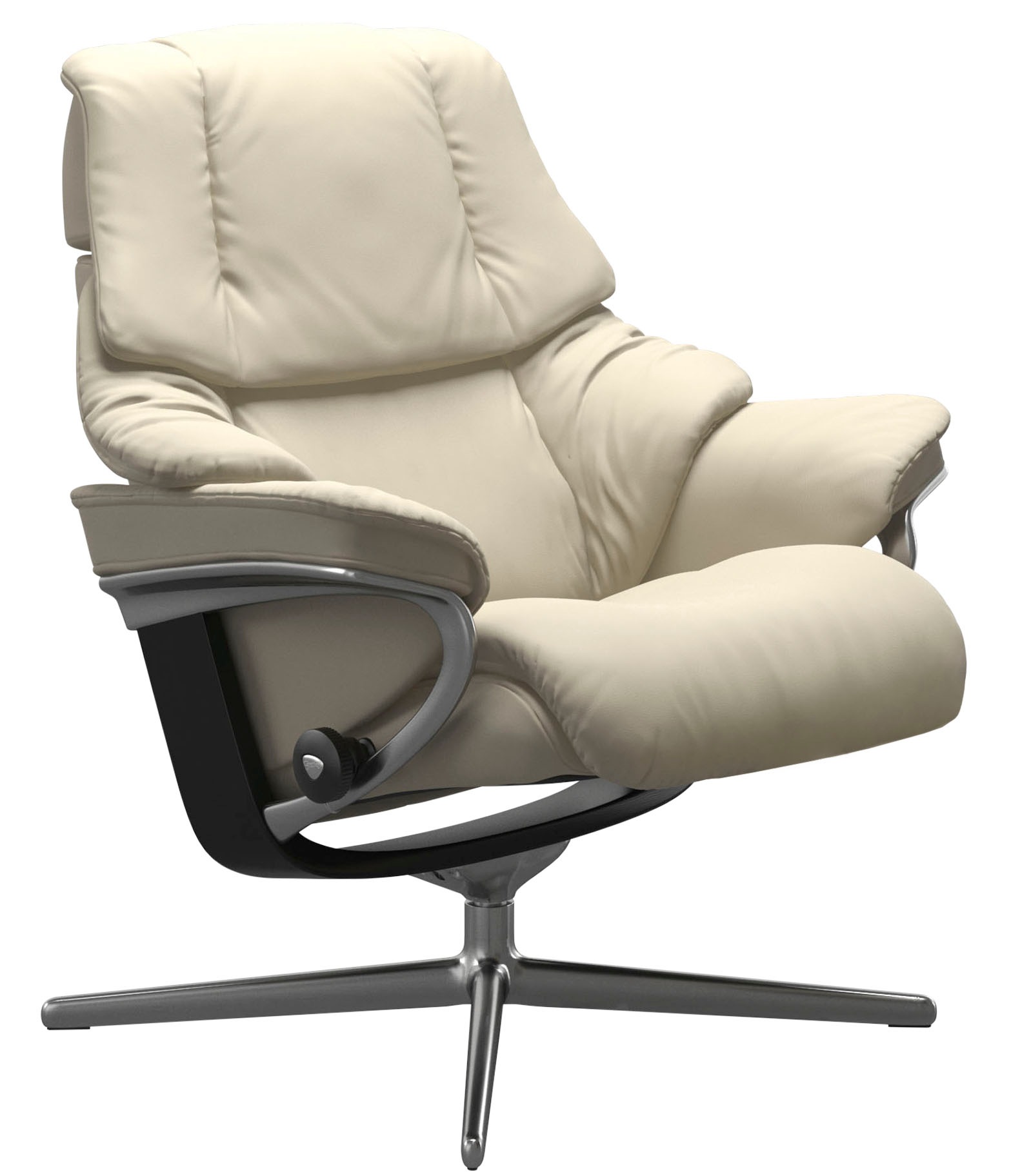 Stressless® Relaxsessel »Reno«, mit Cross Base, Größe S, M & L, Holzakzent Schwarz