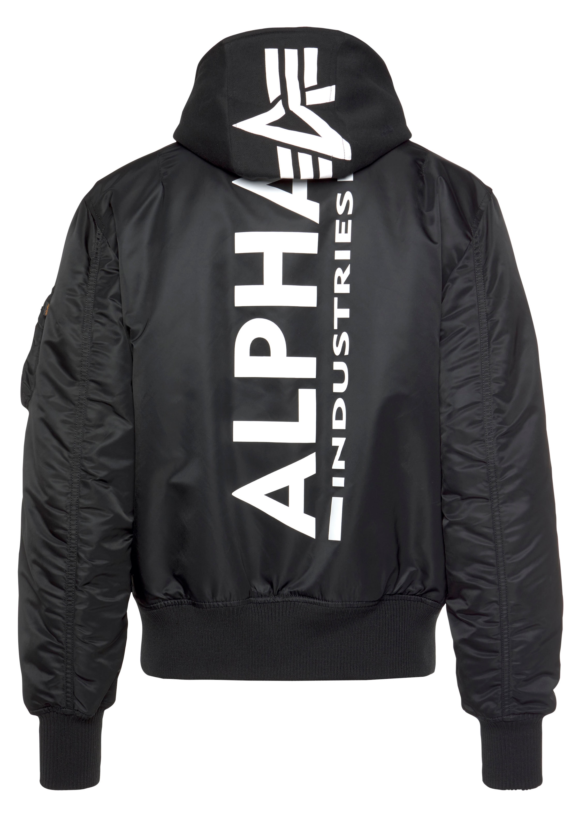 Alpha Industries Bomberjacke mit »MA-1 ZH Kapuze ♕ bei Back Print«