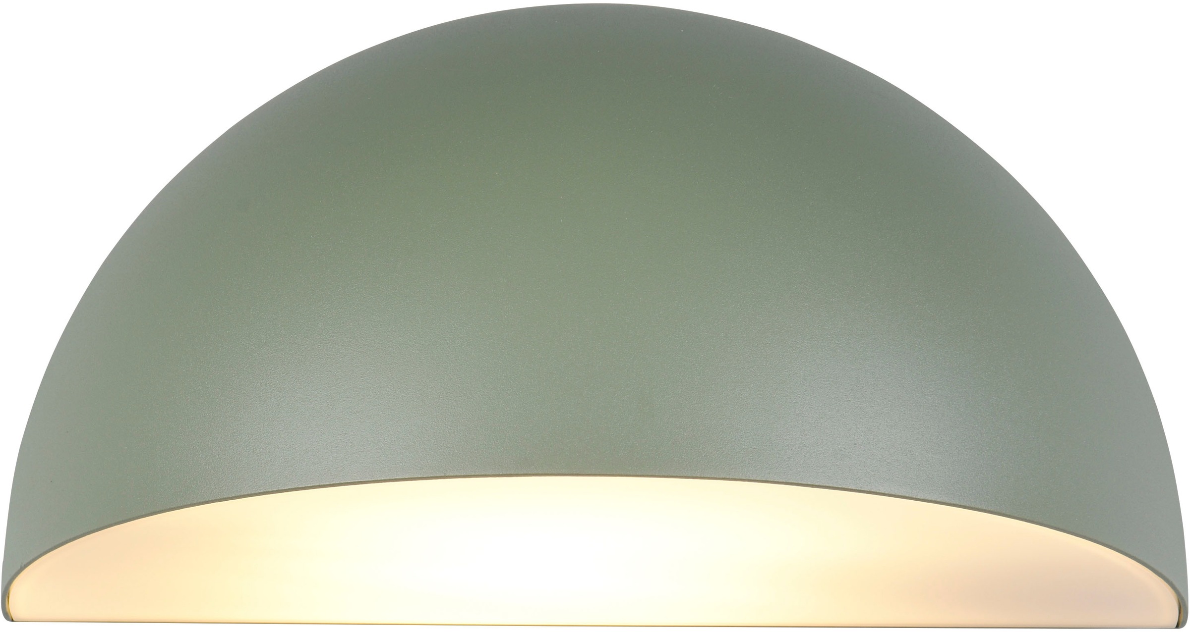 TRIO Leuchten Außen-Wandleuchte »MAAS, Hauswand Leuchte Downlight kugelförmig Metall Aluminium IP44« E27 1 Stk. warmweiß - kaltweiß exkl 1x E27 max 10W, Breite 27cm Höhe 14cm, Leuchtmittel wechselbar