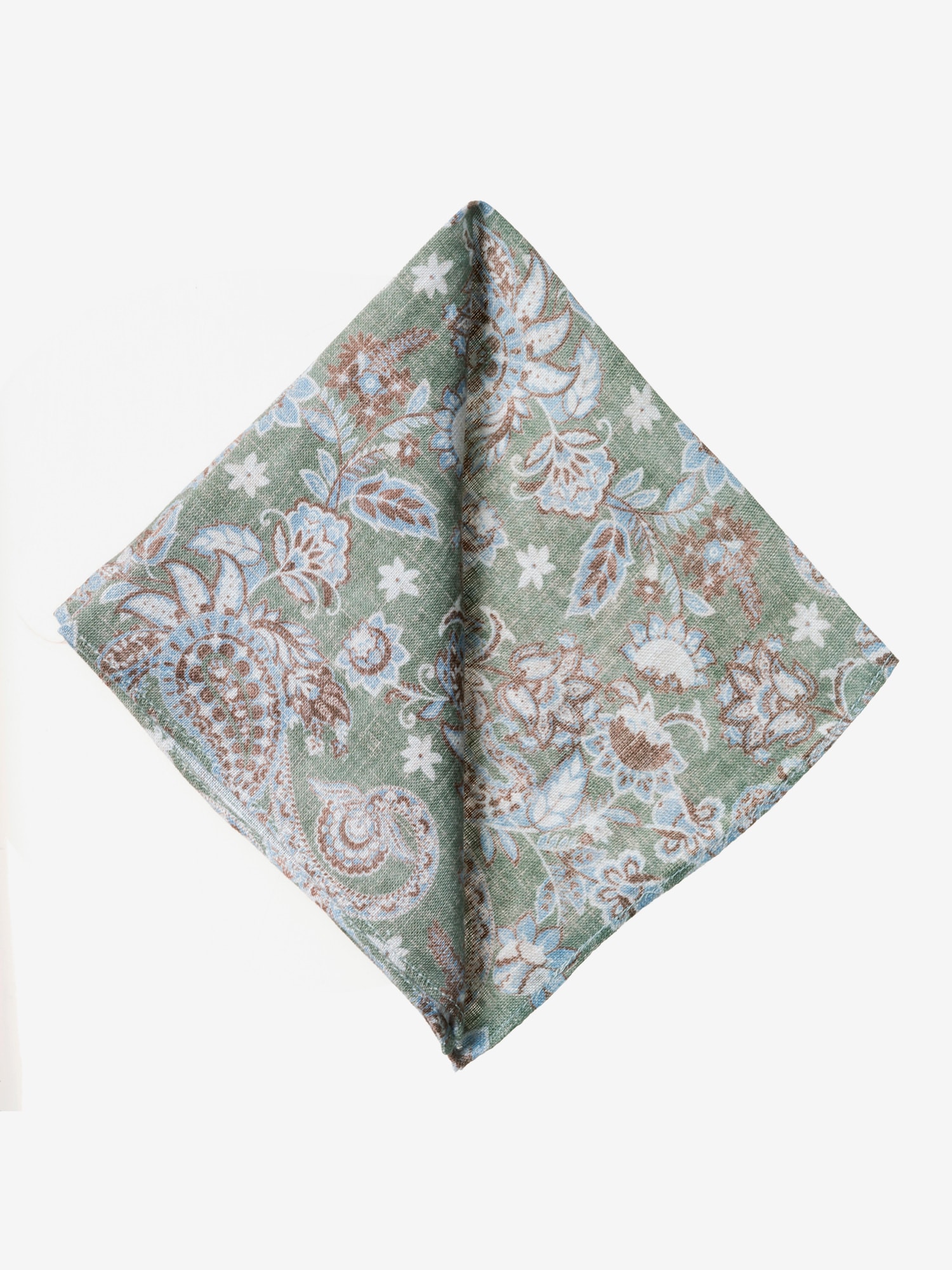 MONTI, Herren, Einstecktuch 1 Stk. mit eleganter Musterung, grün paisley, grün paisley, Elegantes Einstecktuch für Herren von MONTI – für den 