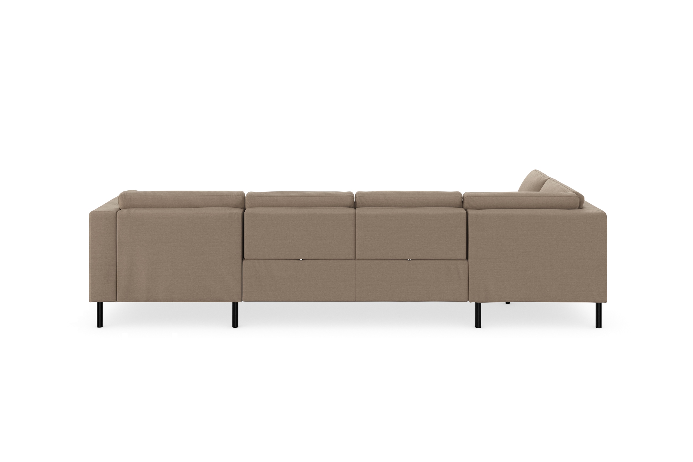 sit&more Wohnlandschaft »Lindholm U-Form«, mit Sitztiefenverstellung und Federkern