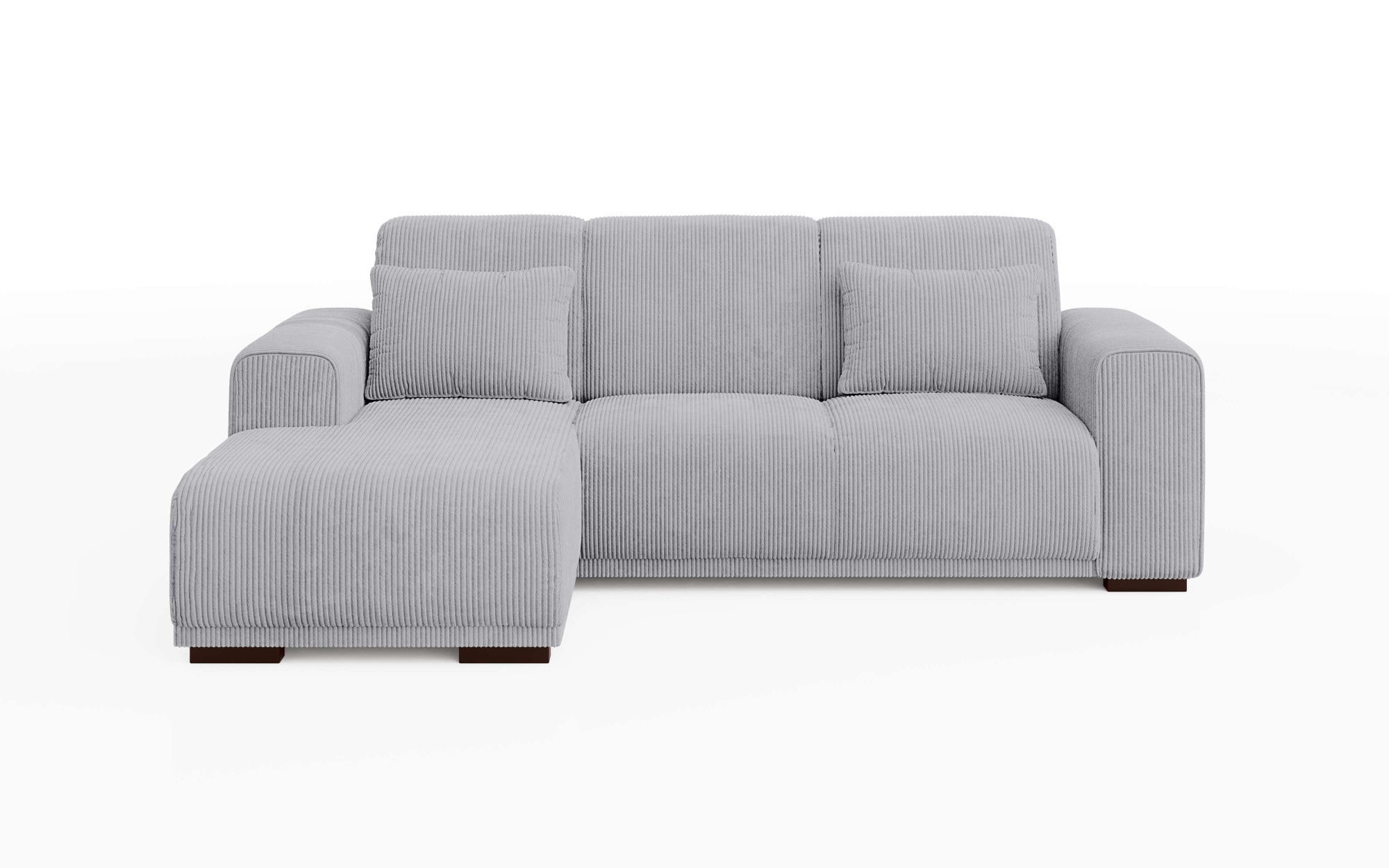 Home affaire Ecksofa »BORNHOLM L-Form mit Recamiere, Maße B/T/H: 234/162/85 cm«, Recamiere links oder rechts bestellbar, Wellenfederung, inkl. 2 Kissen