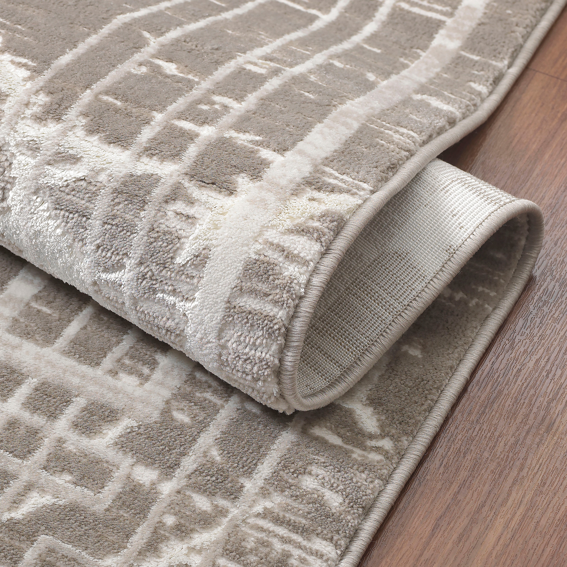 Sanat Teppich »Harmony 3214«, rechteckig, 12 mm Höhe, abstrakter Kurzflorteppich, Wohnzimmer, auch als Läufer