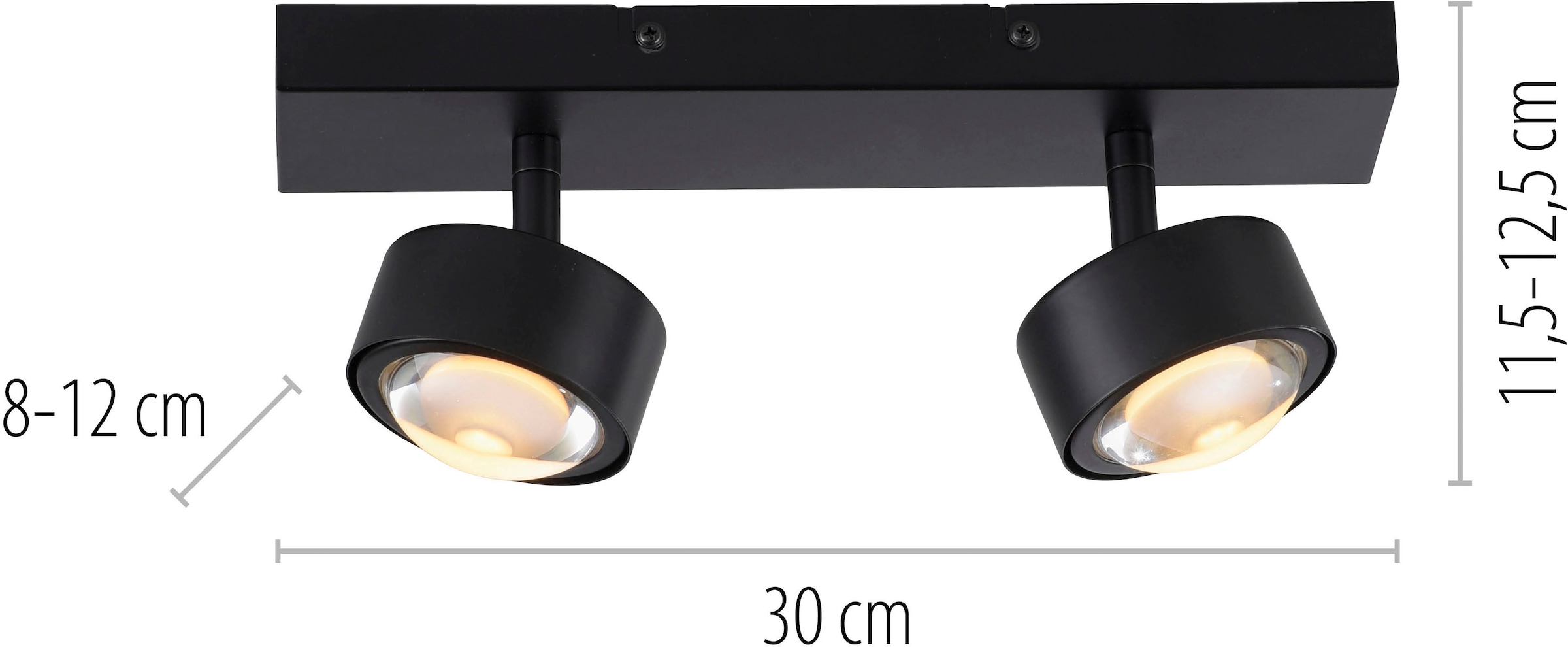 SCHÖNER WOHNEN-Kollektion LED Deckenleuchte »KULU« GX53 1 Stk. Warmweiß SCHÖNER WOHNEN Kollektion, dreh- und schwenkbar