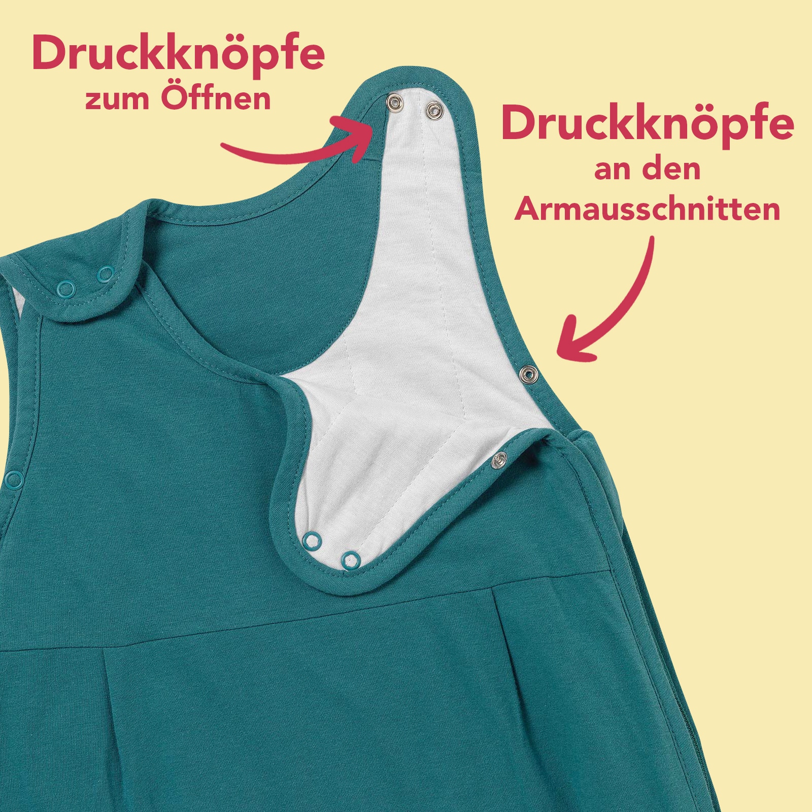 Schlummersack Babyschlafsack »Schlafsack ohne Füßen 2.5 Tog«