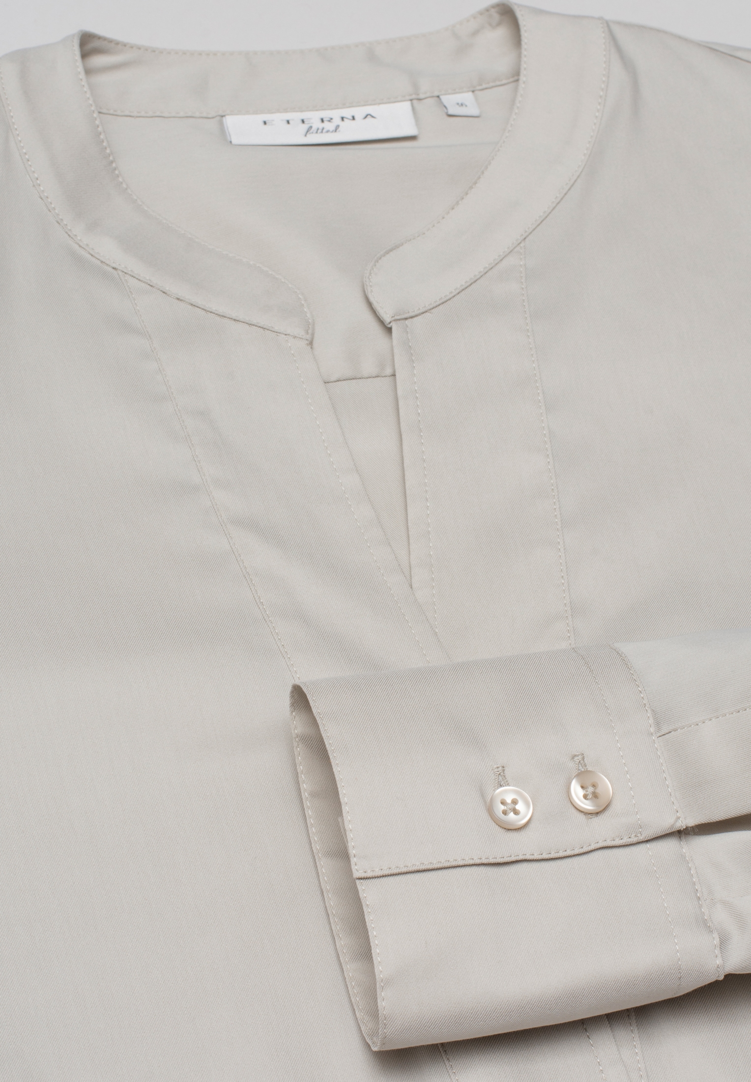 Eterna Longbluse »FITTED«, EASY IRON (bügelleicht)