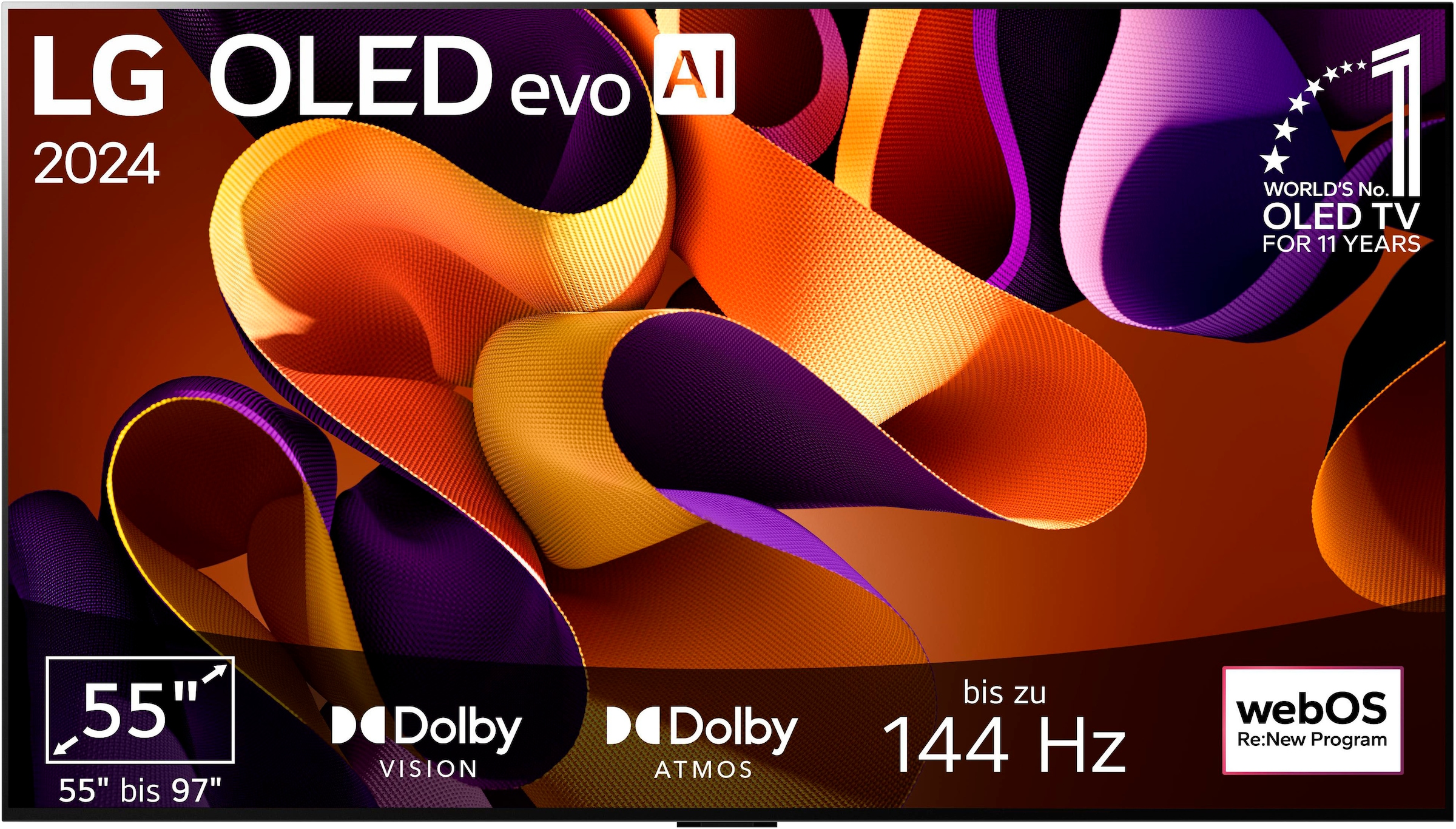 LG OLED-Fernseher »OLED55G48LW«, 4K Ultra HD, Smart-TV