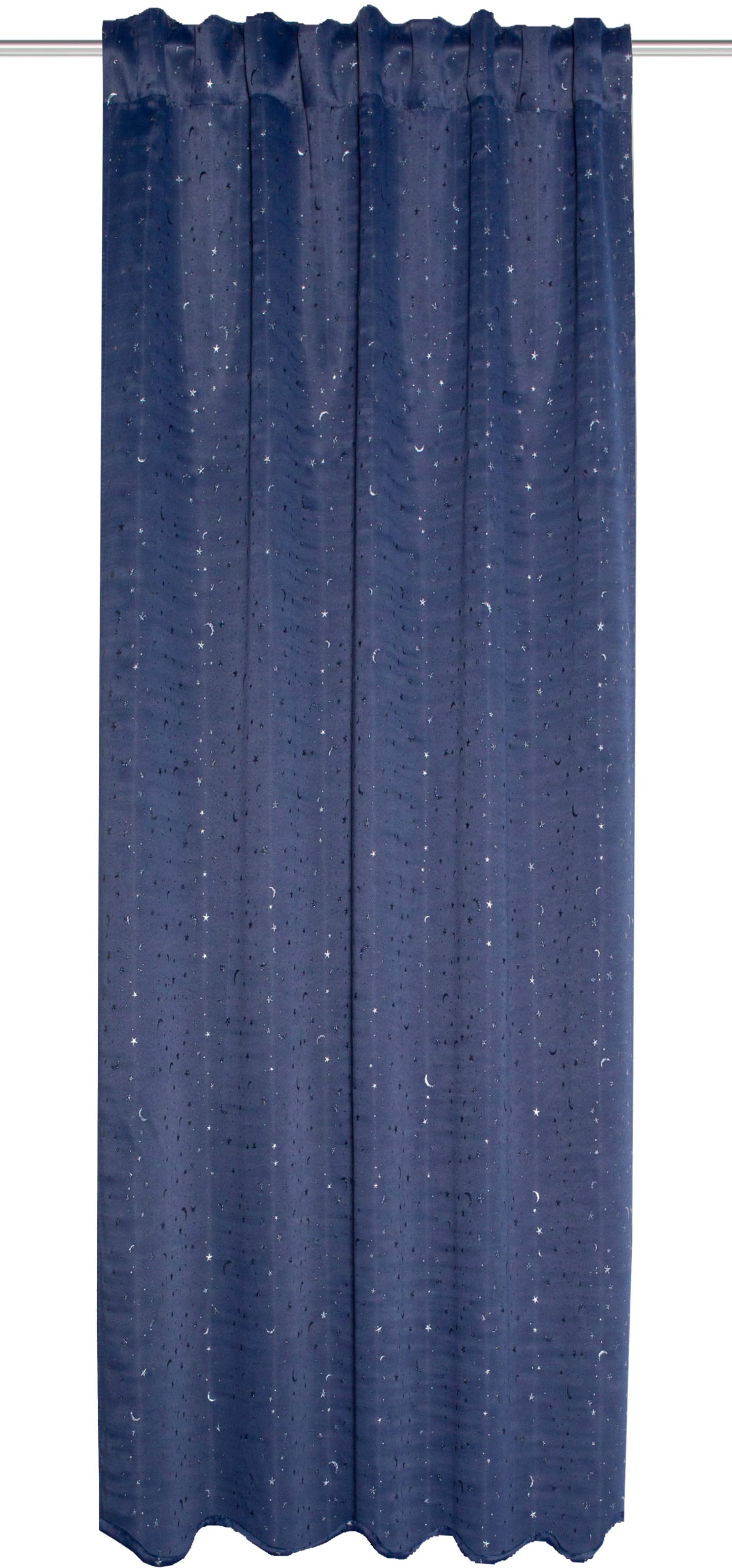 HOME WOHNIDEEN Vorhang »CIELO«, (1 St.), Kombibandschal CIELO mit Glitzerdruck