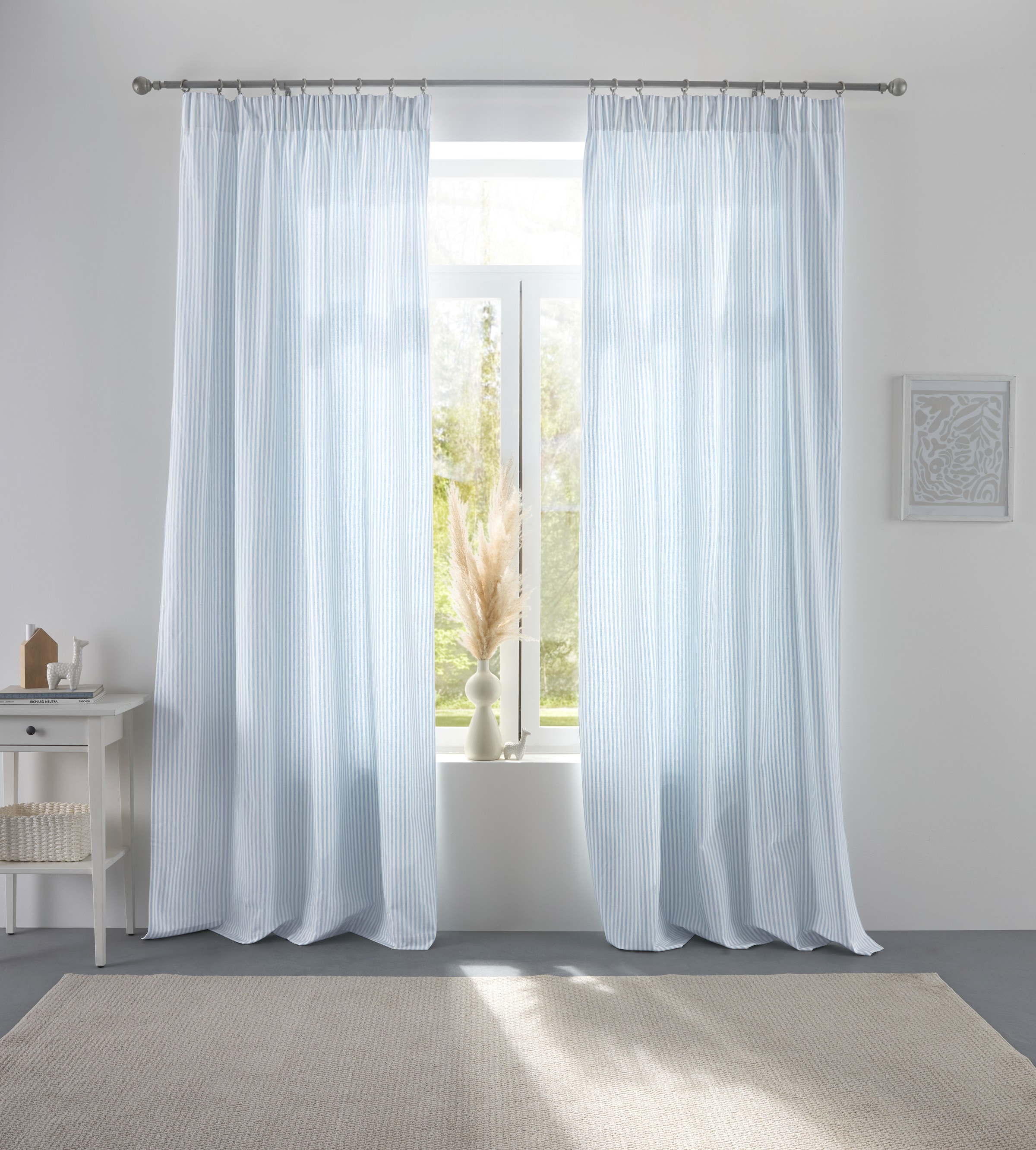 s.Oliver Gardine »Jorun« Multifunktionsband 2 Stk. tlg. 100 % Baumwolle,  Pflegleicht, modern, Streifen, verschiedene Größen