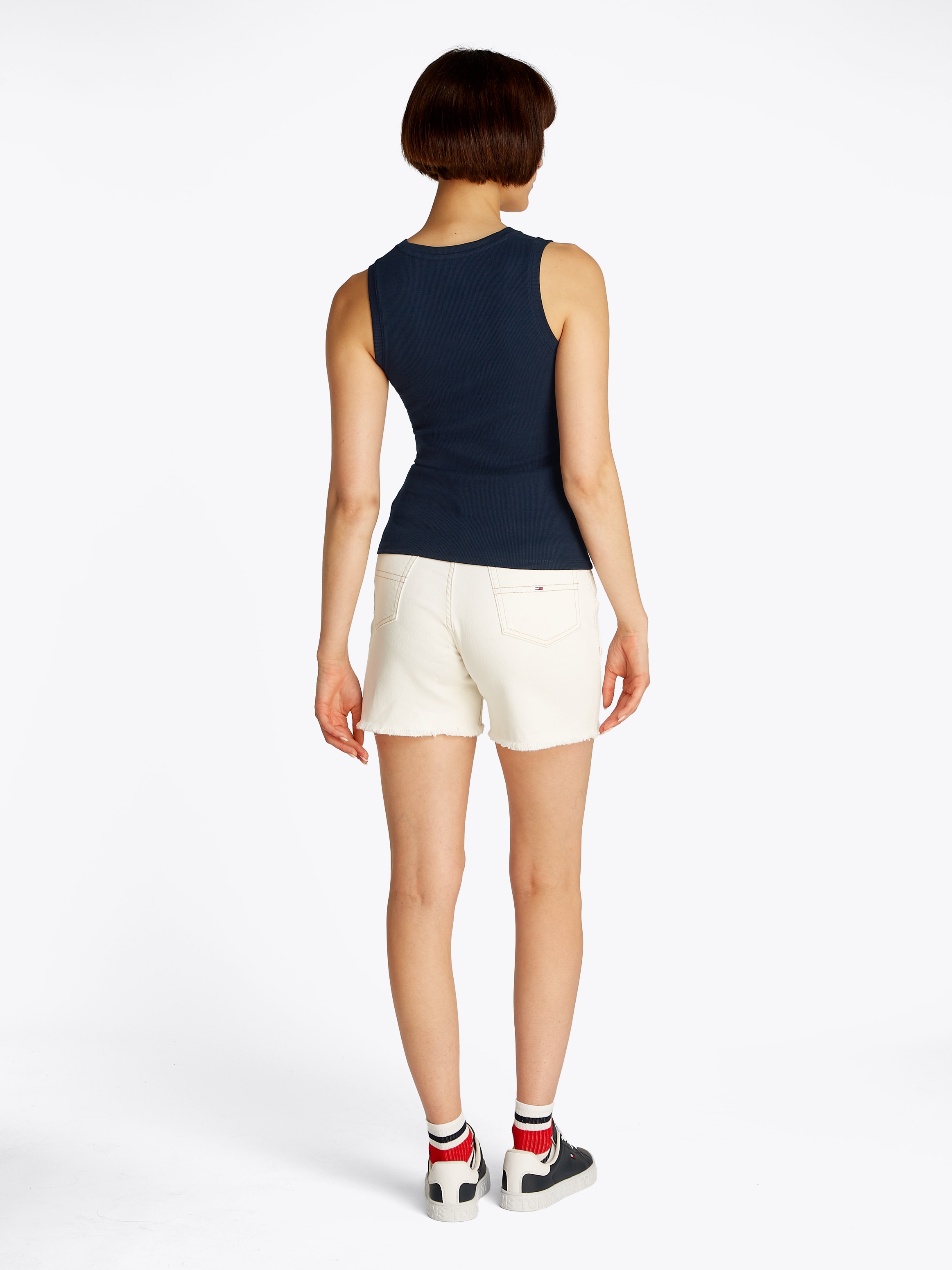Tommy Jeans Curve Tanktop »TJW ESSENTIAL RIB TANK EXT«, in Großen Größen, Rippware