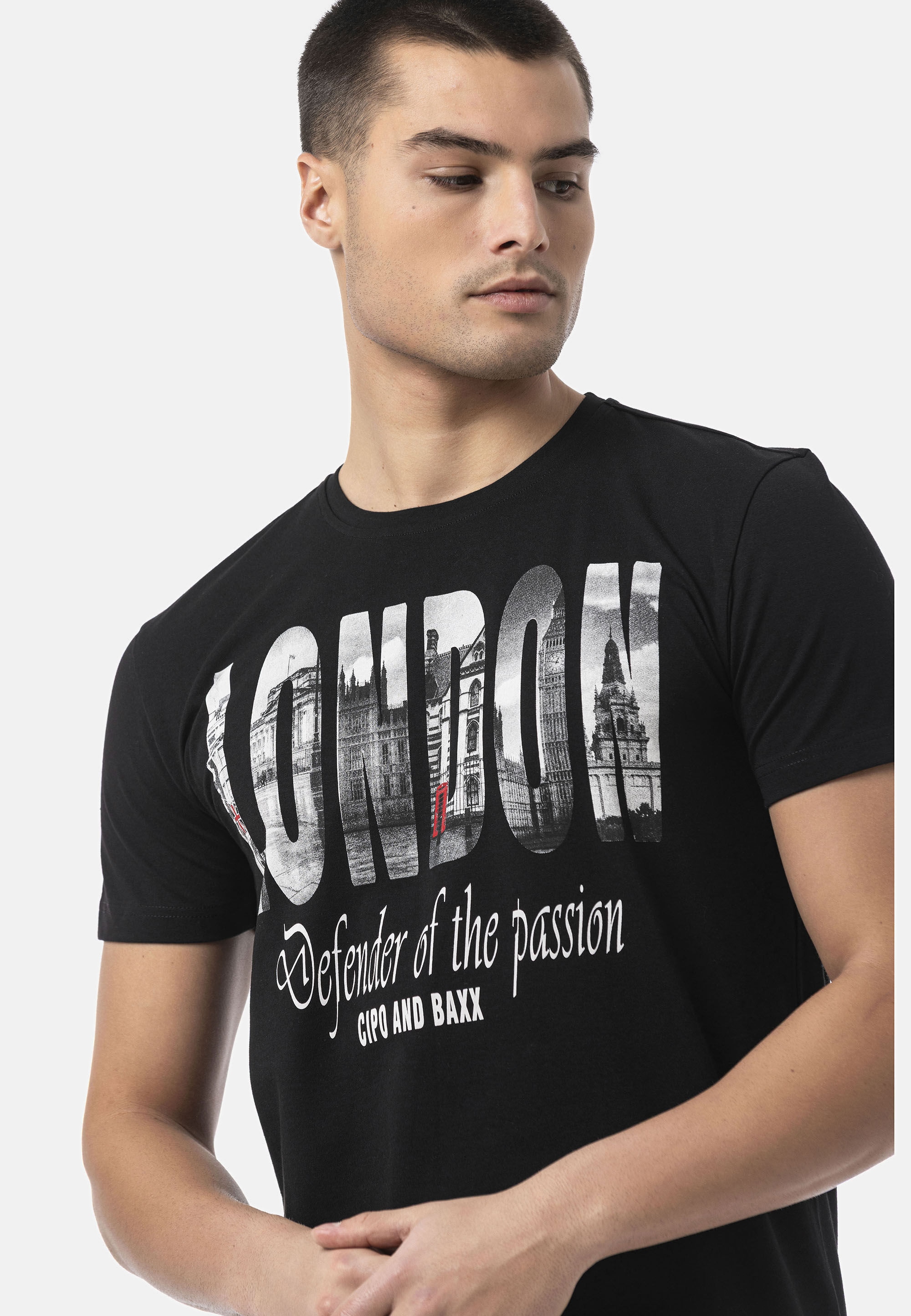 Cipo & Baxx T-Shirt »CT826« in Regular Fit