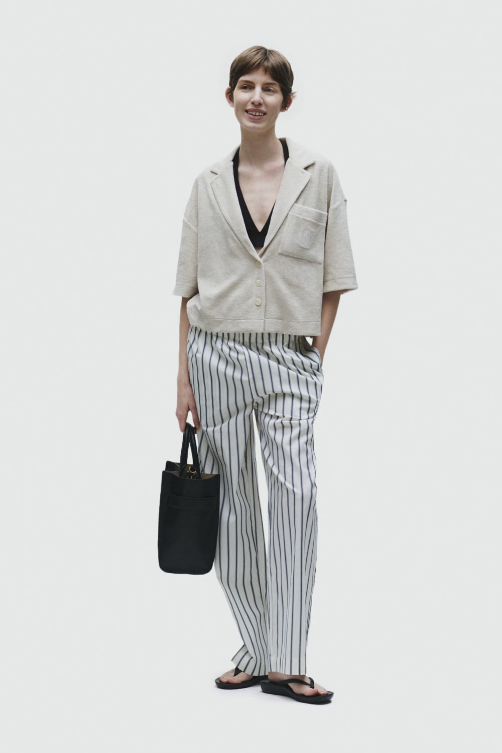 Marc O'Polo Loungehose »Mix & Match Poplin«, mit breitem, elastischem Bund und geradem Bein